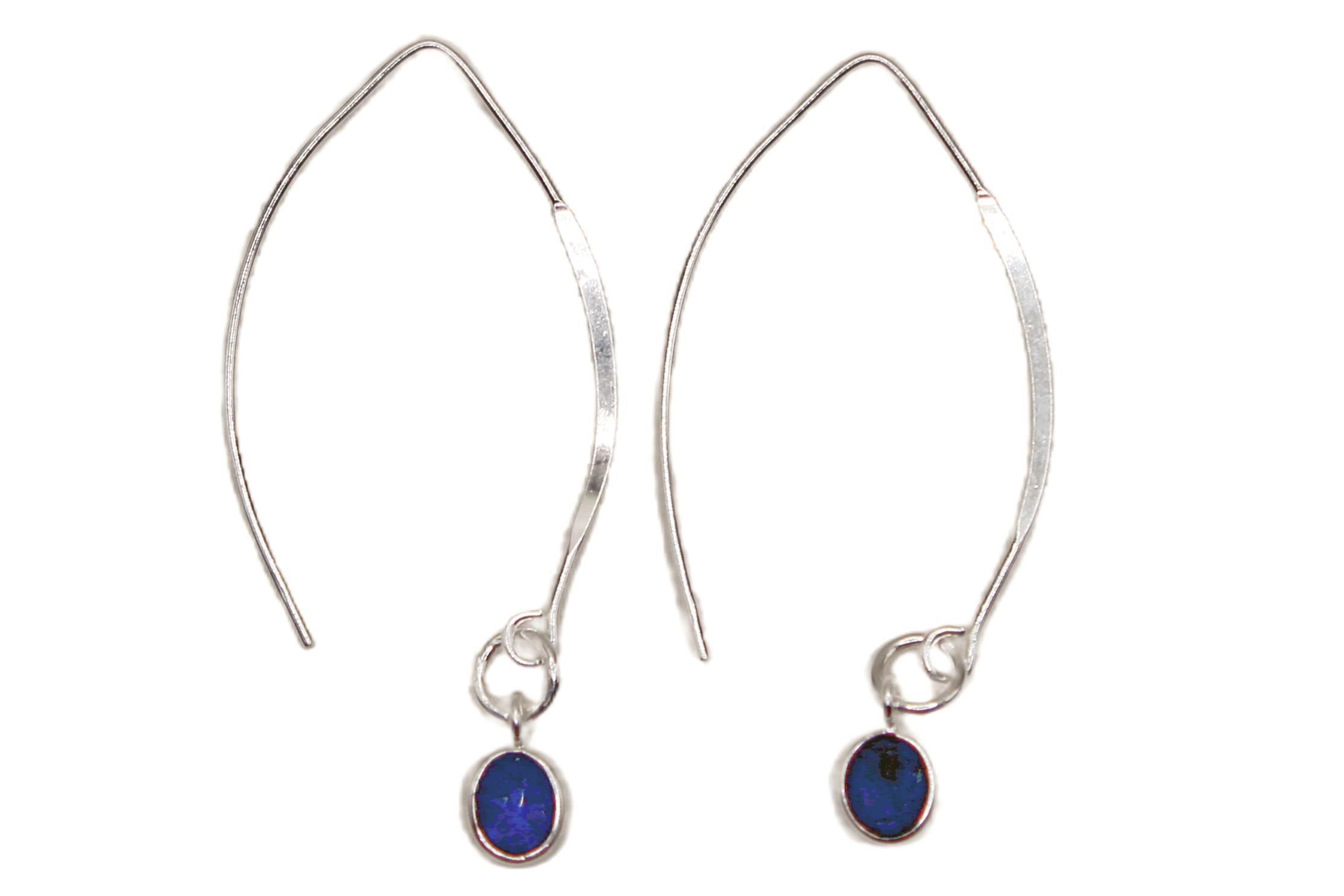 Silver Horizon Earrings