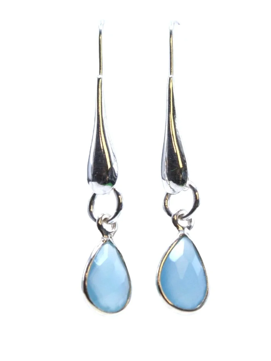 Blue Chalcedony Grace Earrings