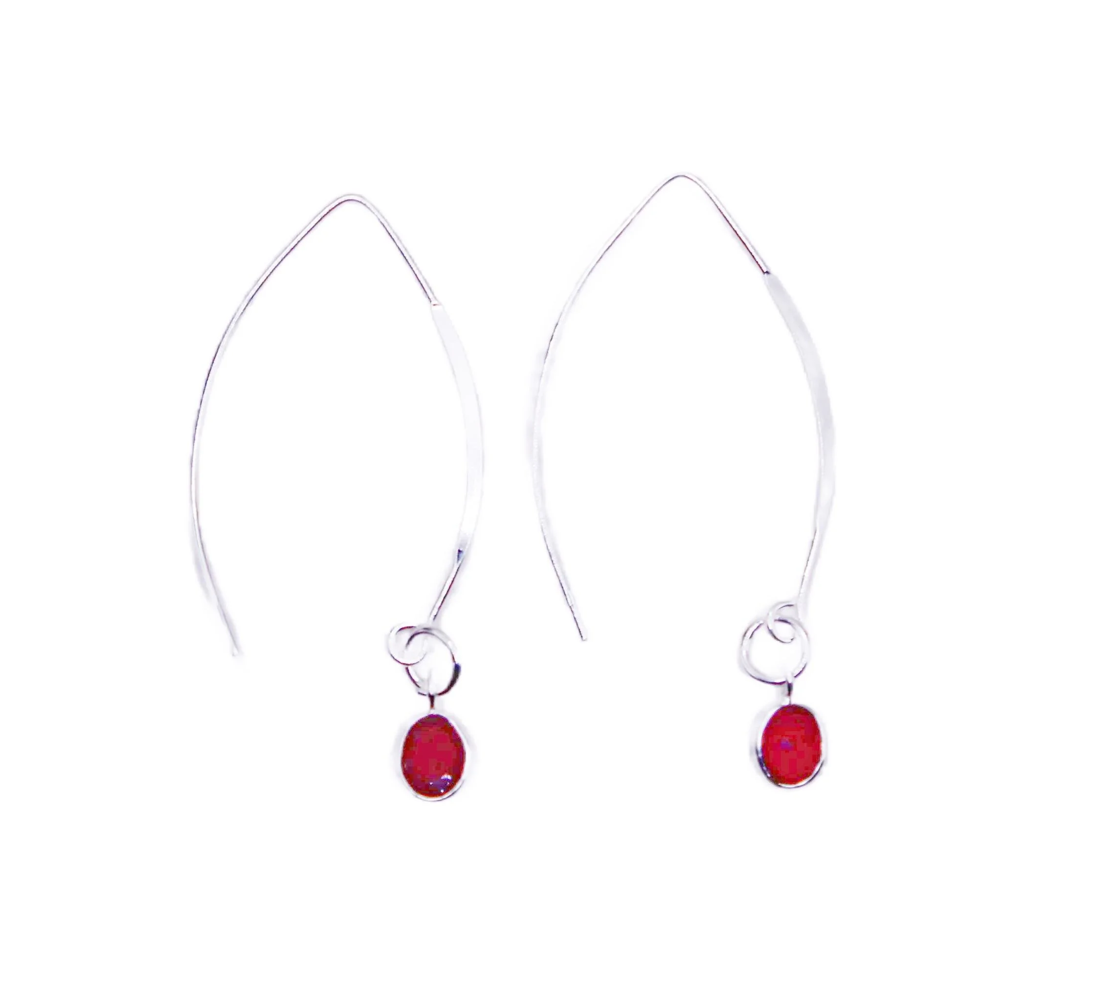 Ruby Stream Earrings