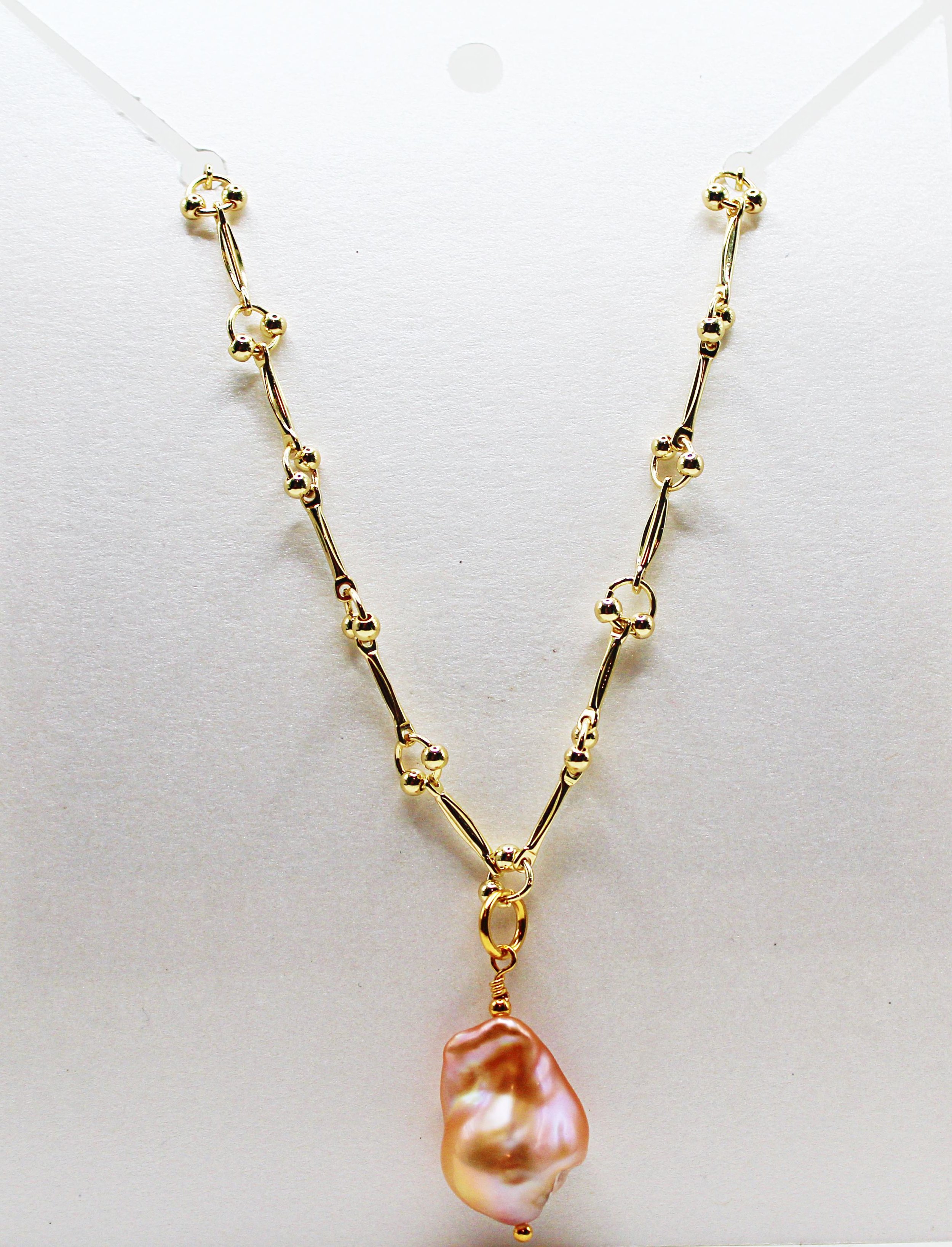Golden Peach Necklace