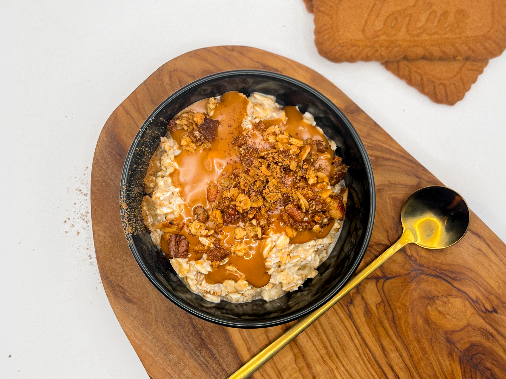 cookie butter crunch oats