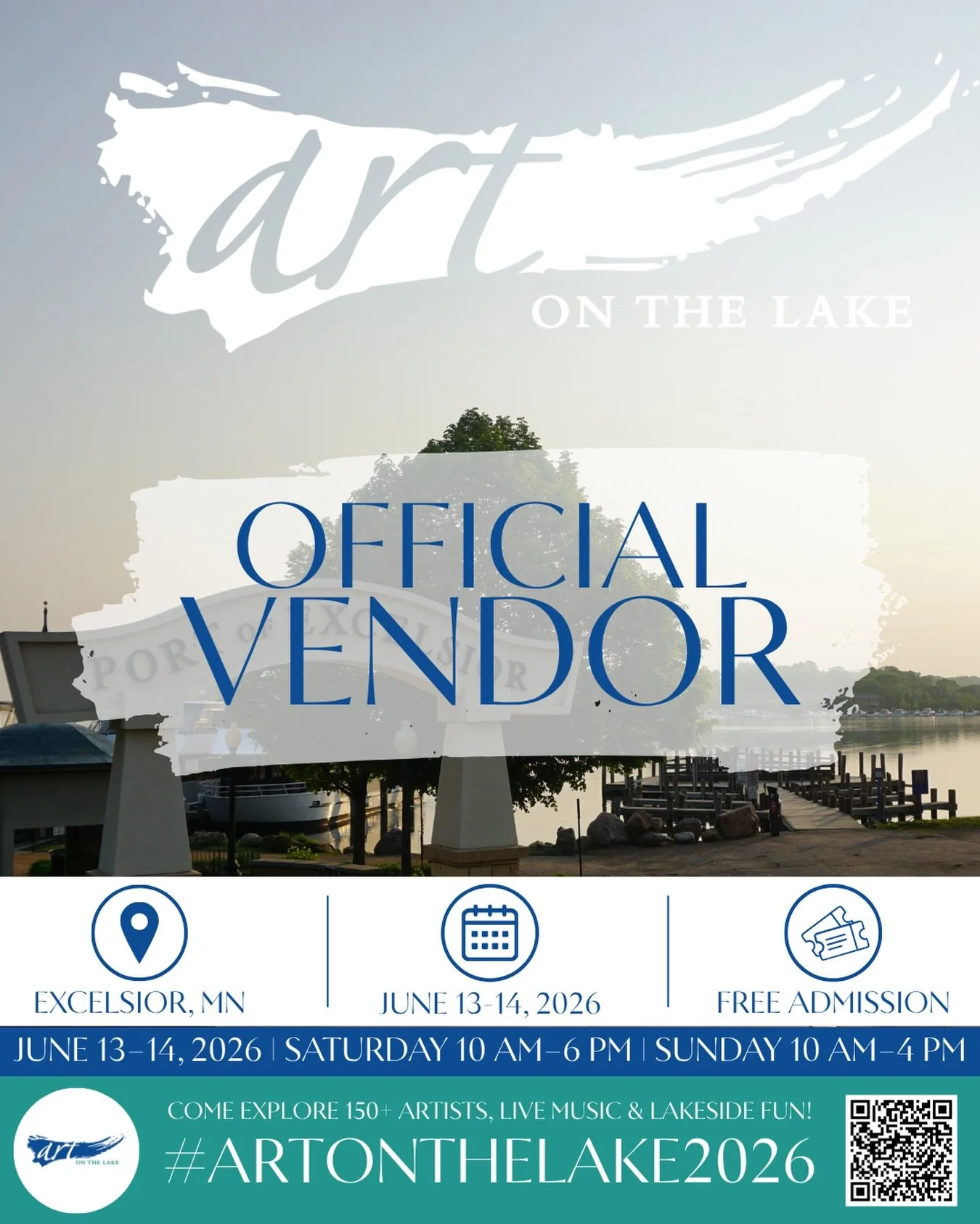 Happy Sunday people!  Next weekend I will be in Excelsior for @exclakemtka Art on the Lake!  This will be only one of three shows for me the entire year.  Stop on out and say hi!  I will be there Saturday, June 13 10-6 and Sunday June 14 10-4. I&rsqu