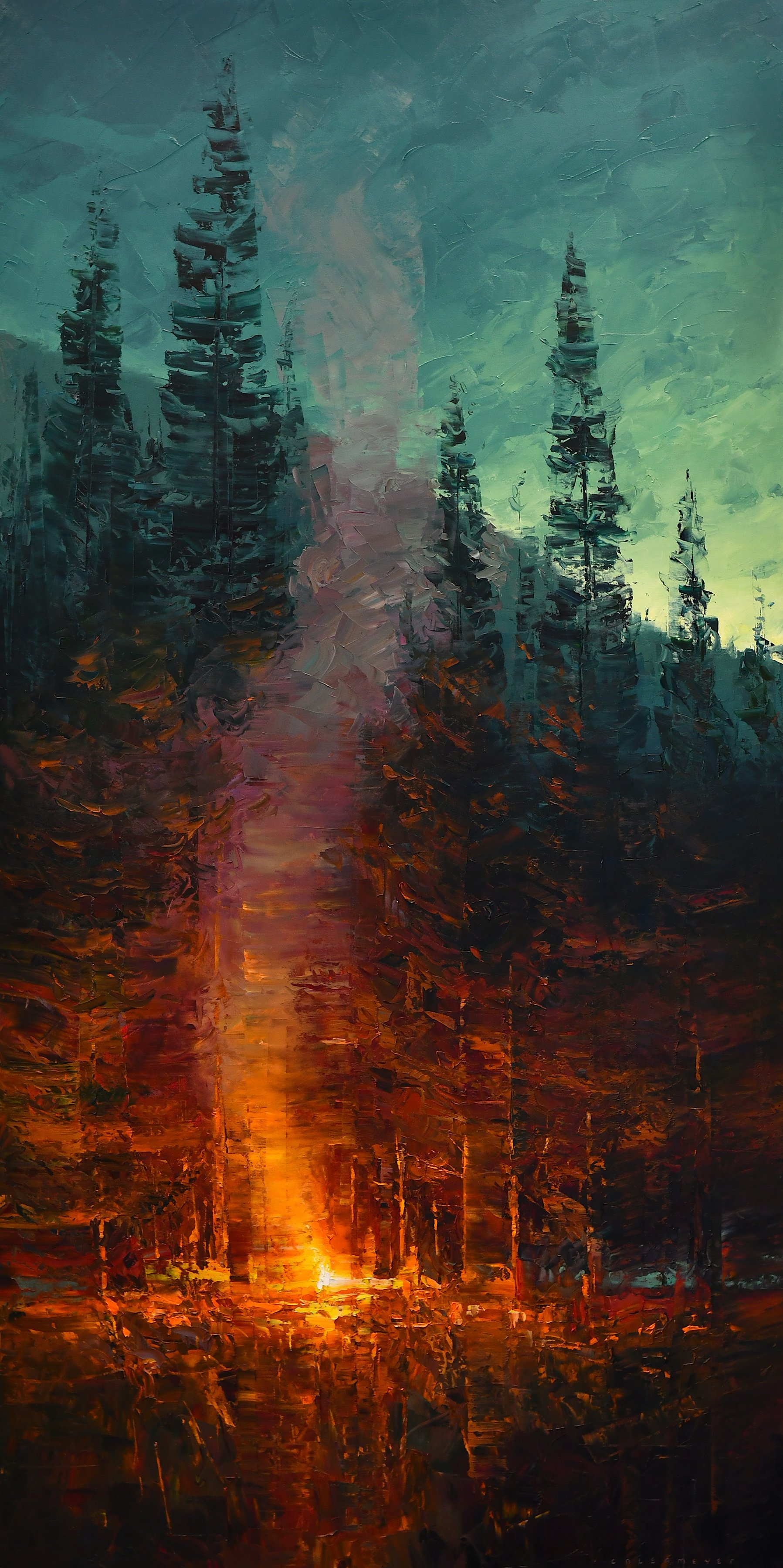 Bright and Warm 80x40 $15,500