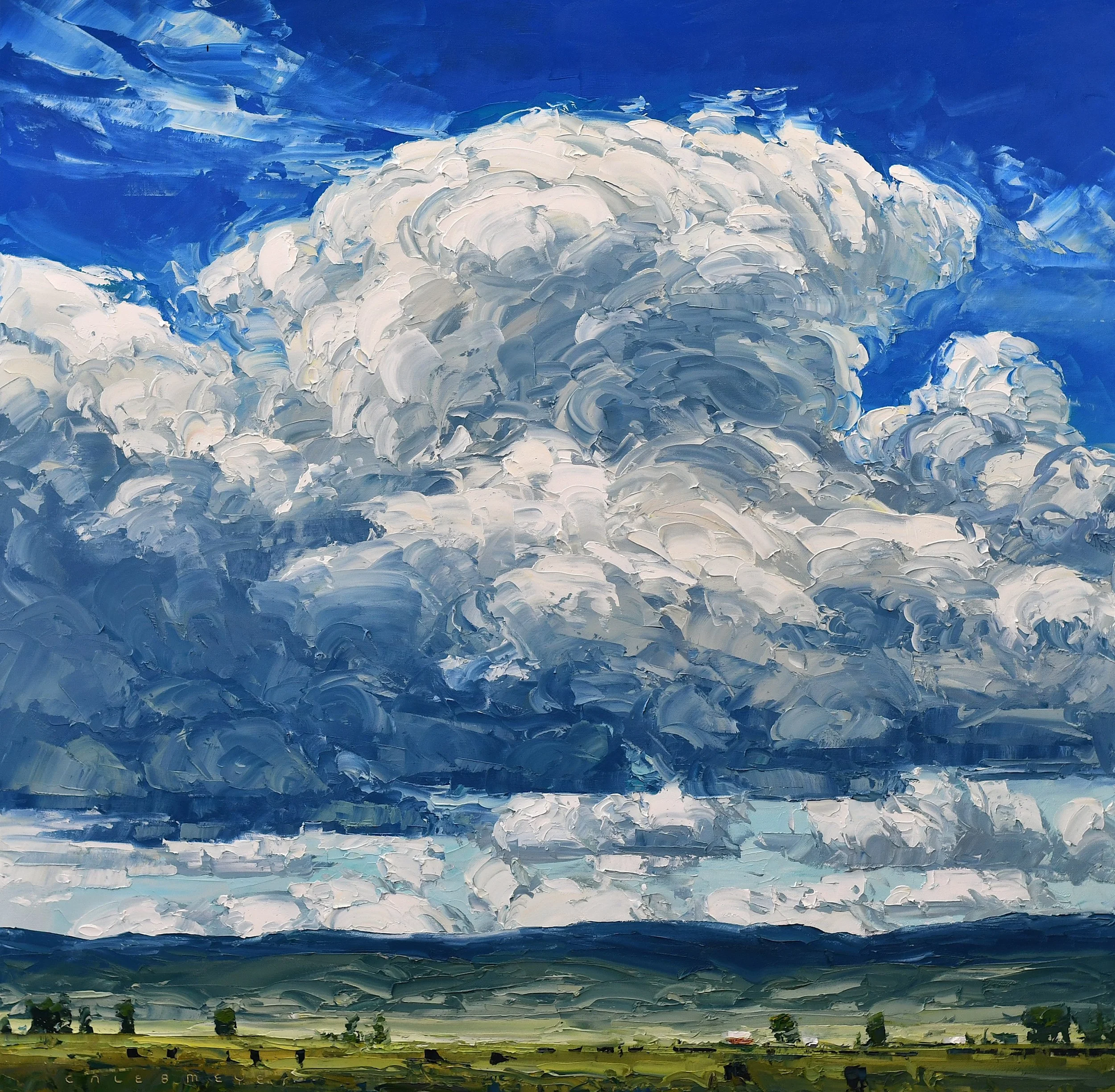 Blue Summer 36x36 $6,400