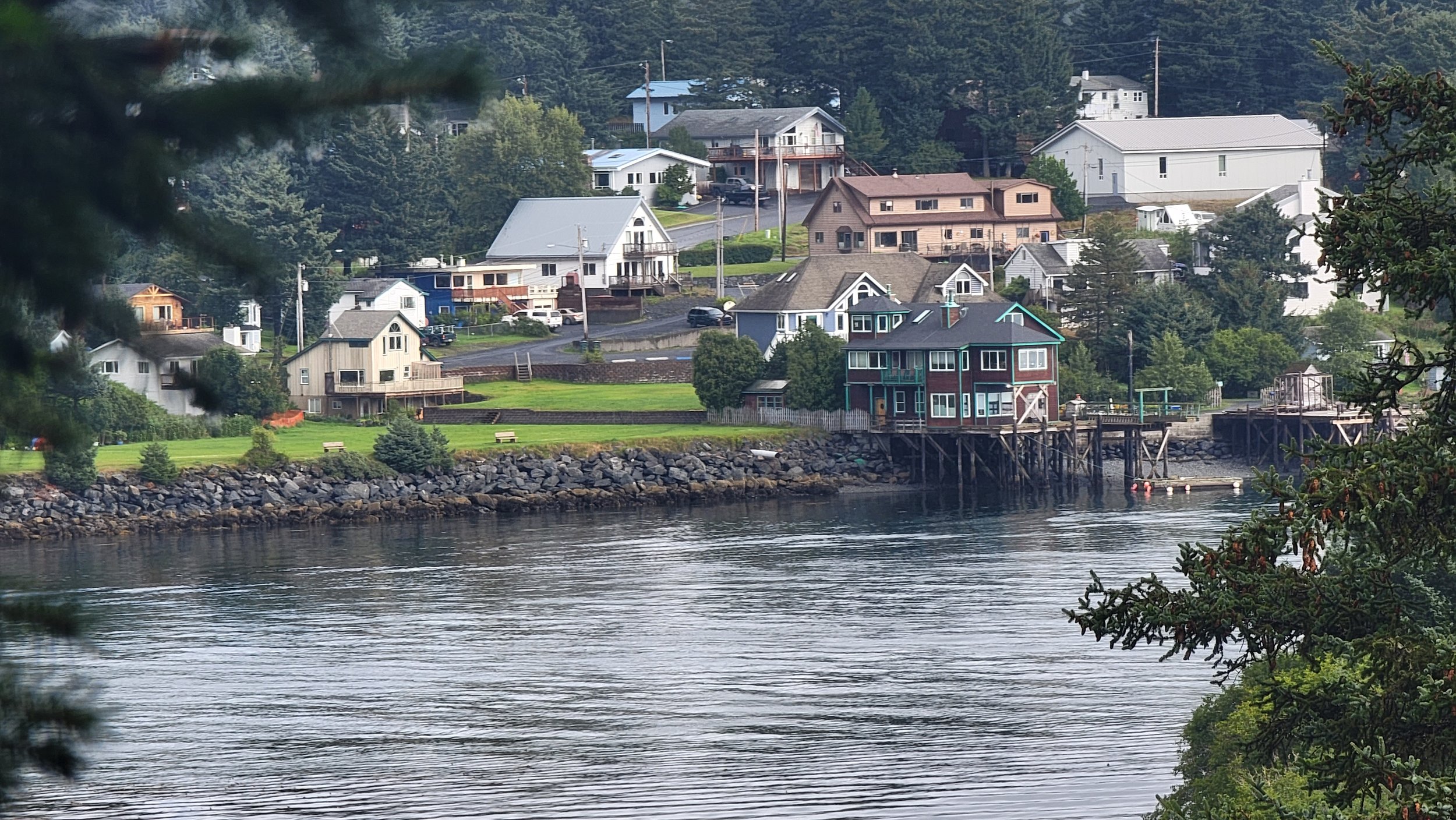 Kodiak, fishing village