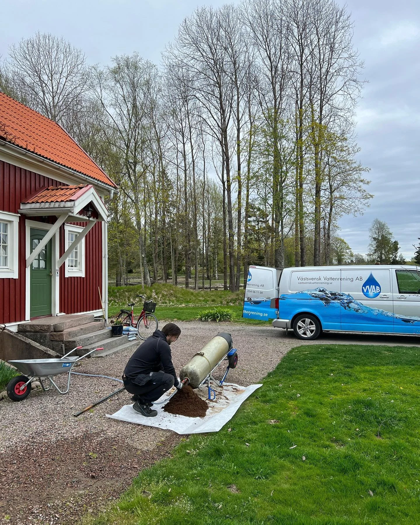 Massabyte Järn & Manganfilter 
#rentvatten #järn #mangan #vattenrening #vvab