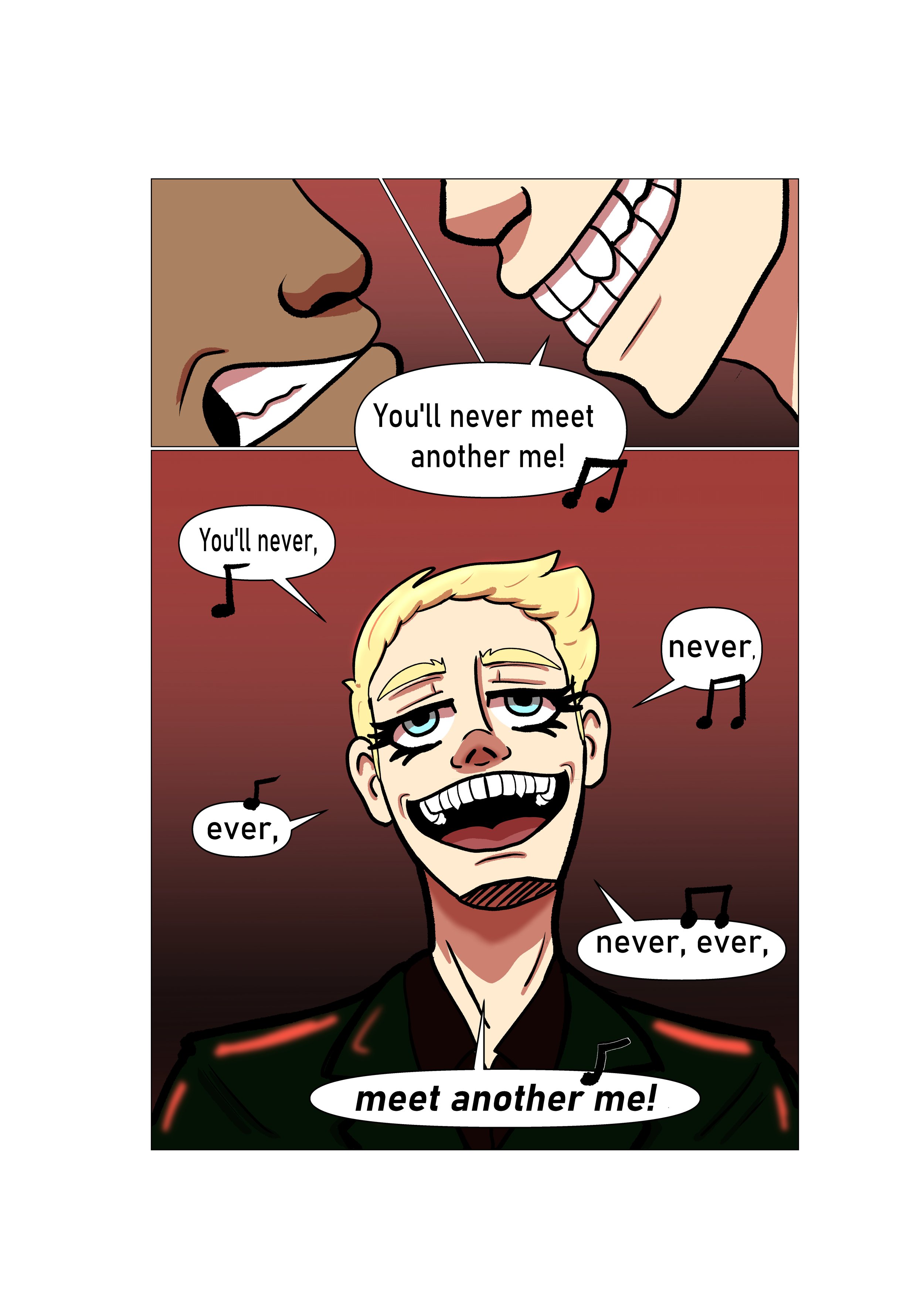 Page 3 of a Dream Sequence ft. the song 'Stalkers Tango'