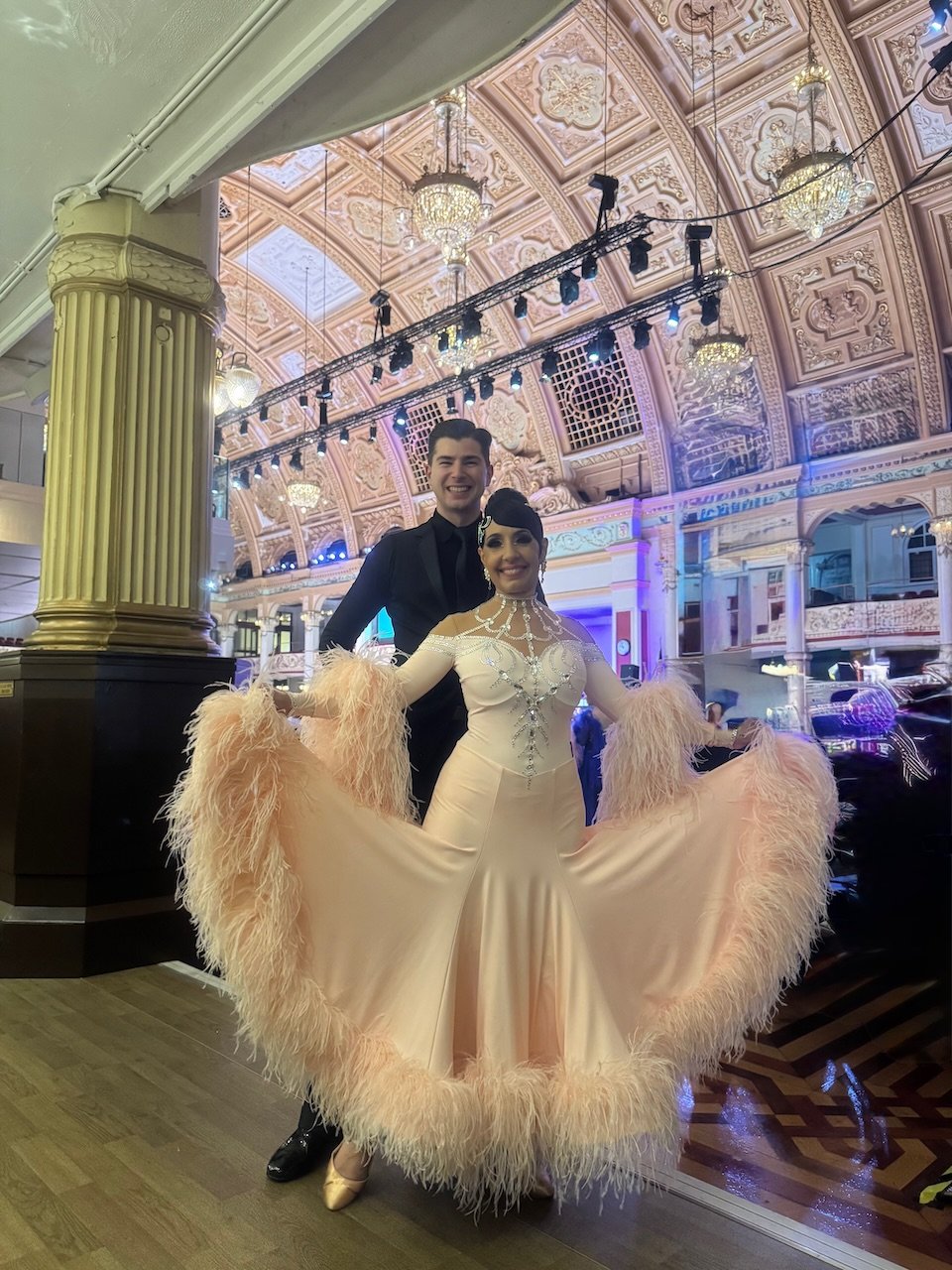 Alissa Quinn and Florin Vlad in Blackpool, UK, May 2025