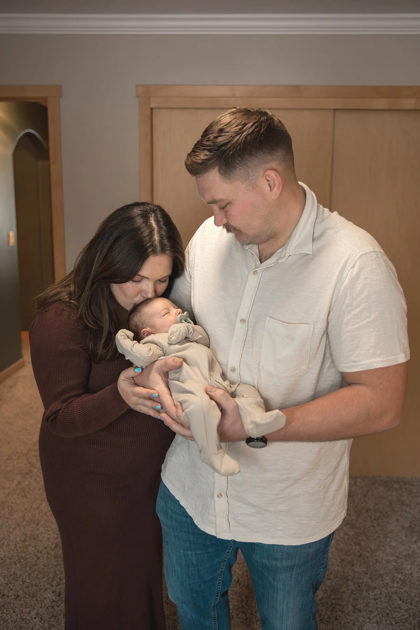 Newborn nursery photoshoot