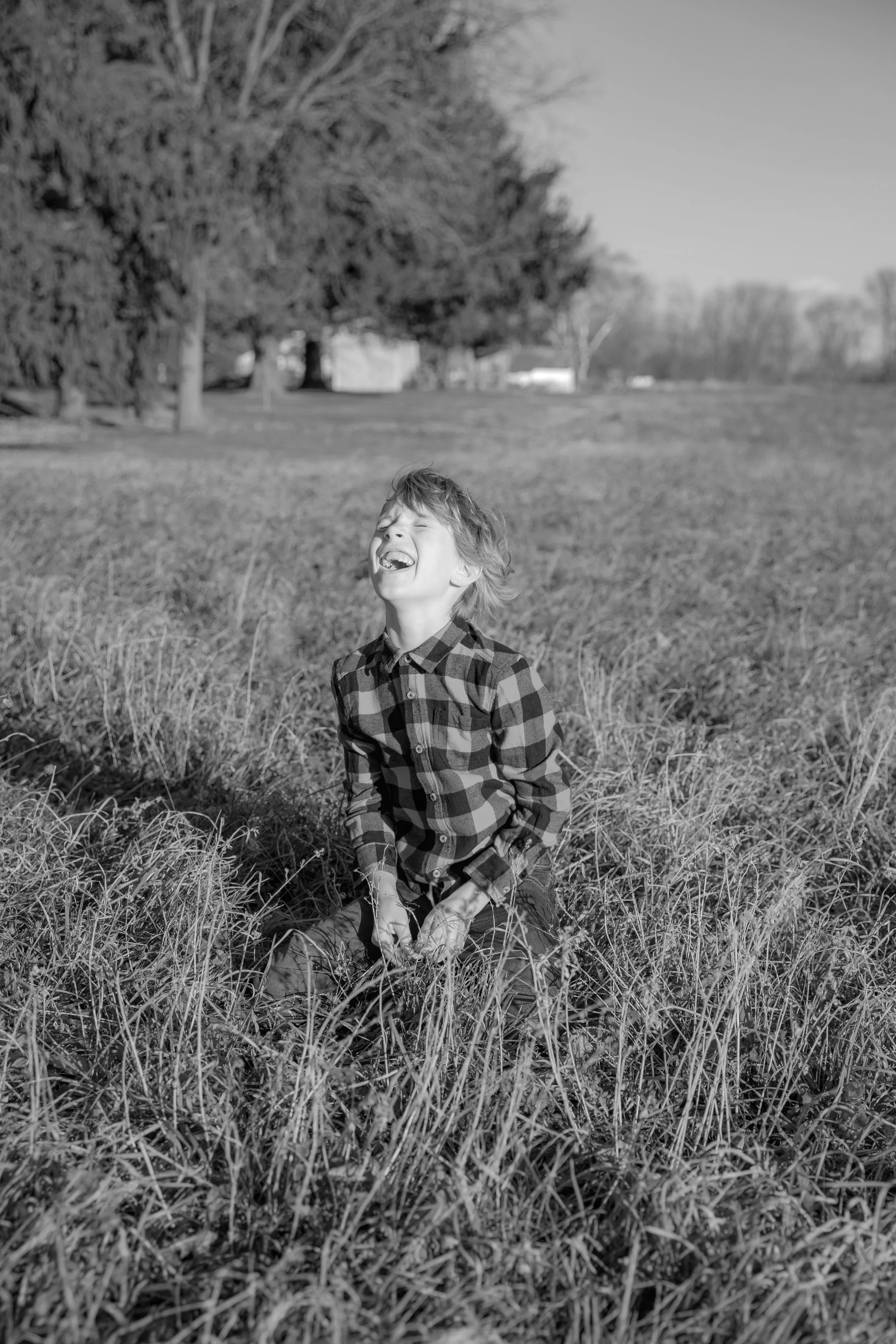 Picture of a boy laughing