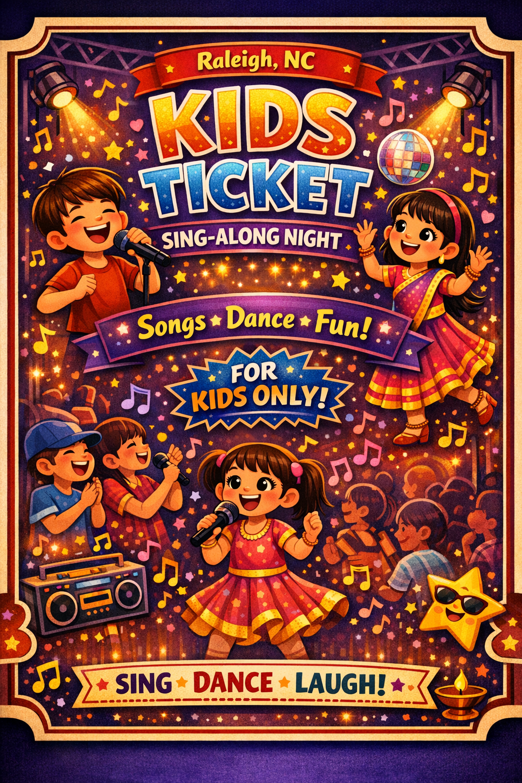 Showkalis Singari Sarakku - North Carolina - Kids Ticket