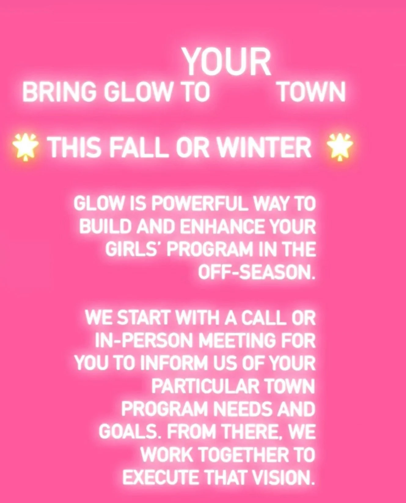 🌟GLOW offers pre-season clinics, in-season skills sessions, and pop-up clinics starting this spring/summer and beyond.
WE BELIEVE BALANCE BUILDS BETTER ATHLETES&mdash; AND HAPPIER KIDS.

At GLOW, we support multi-sport athletes by offering unparalle