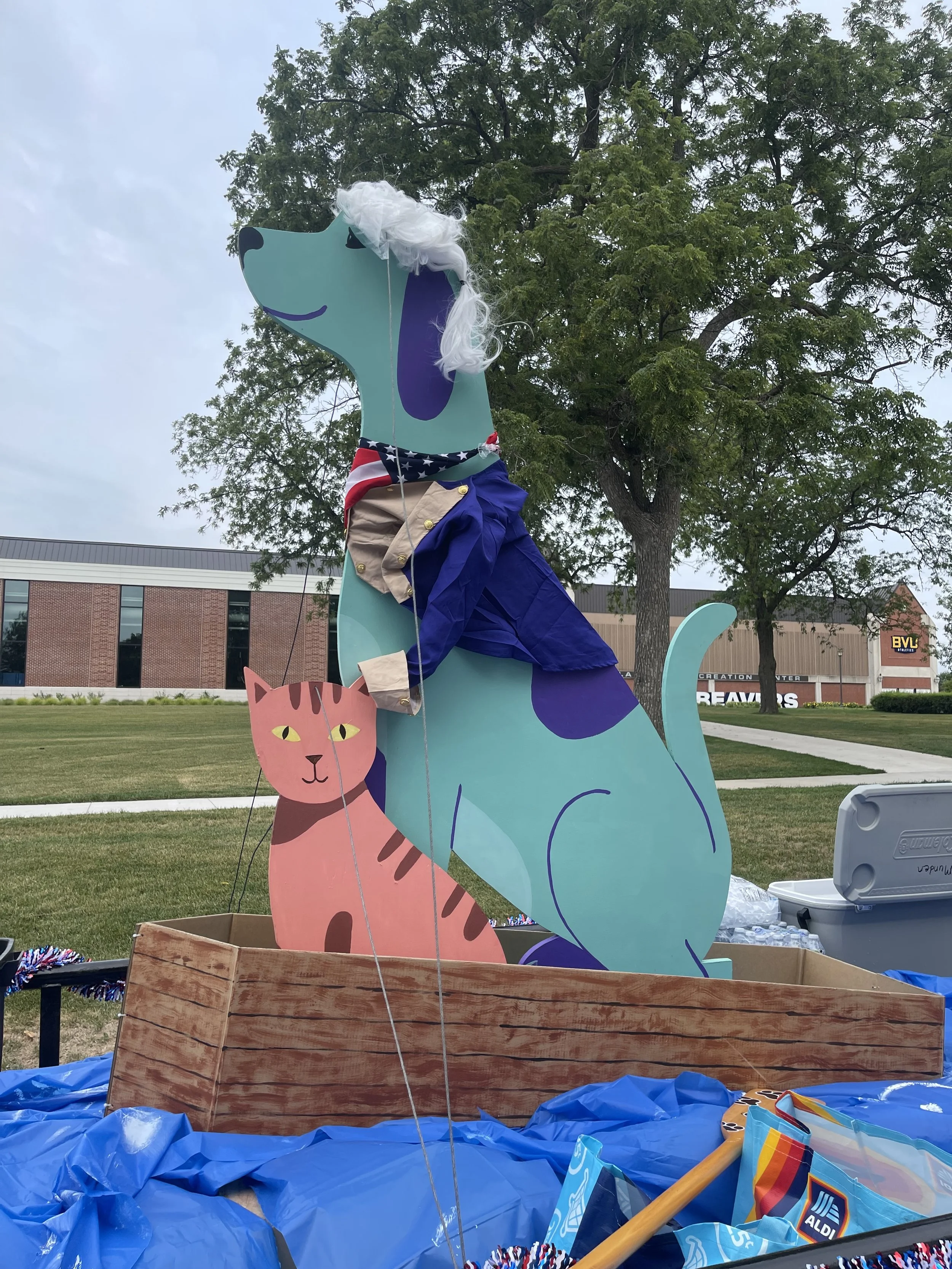 CPR float for the 4th of July parade!