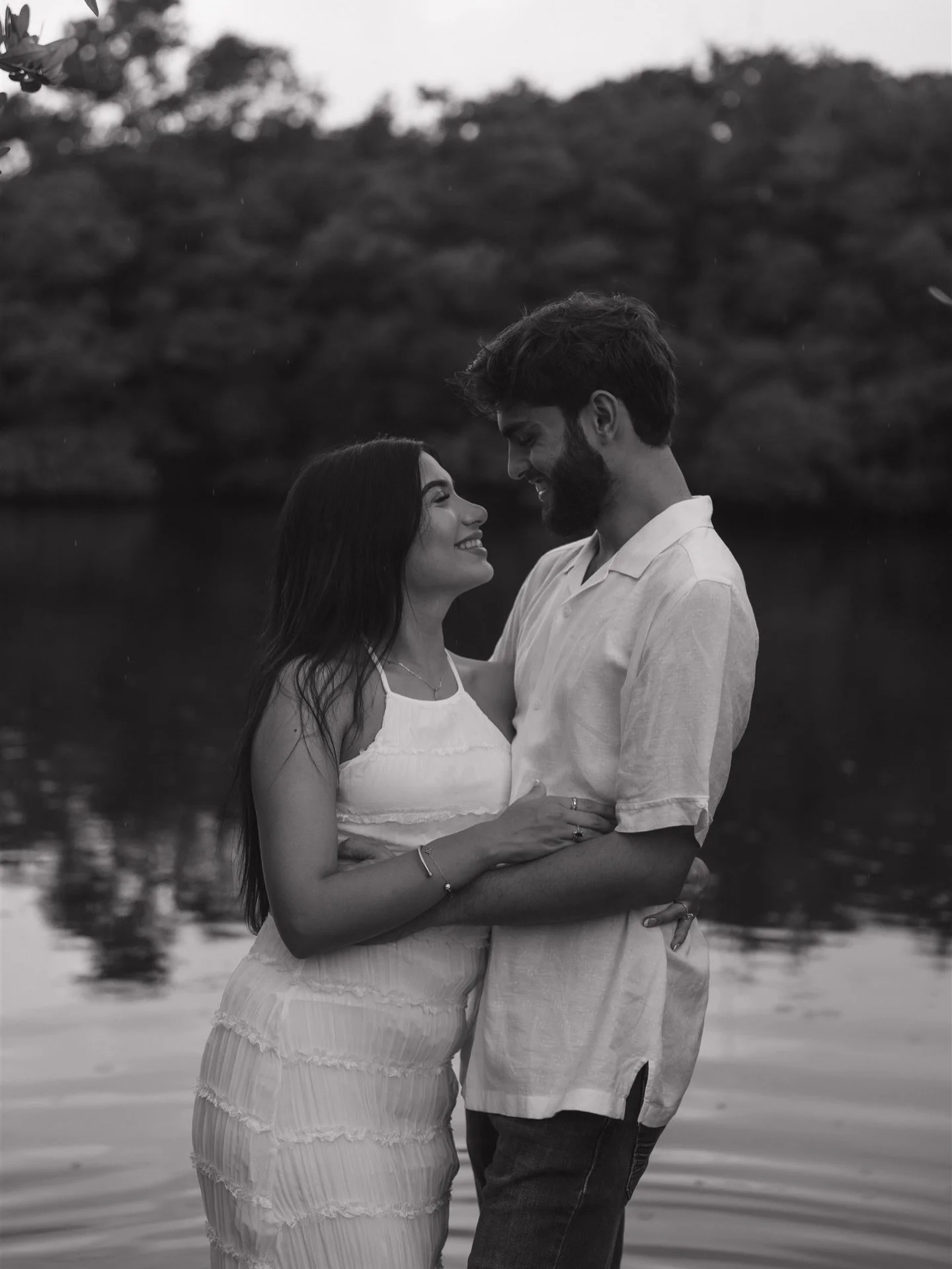 A couple more b&amp;w from this rainy beach day