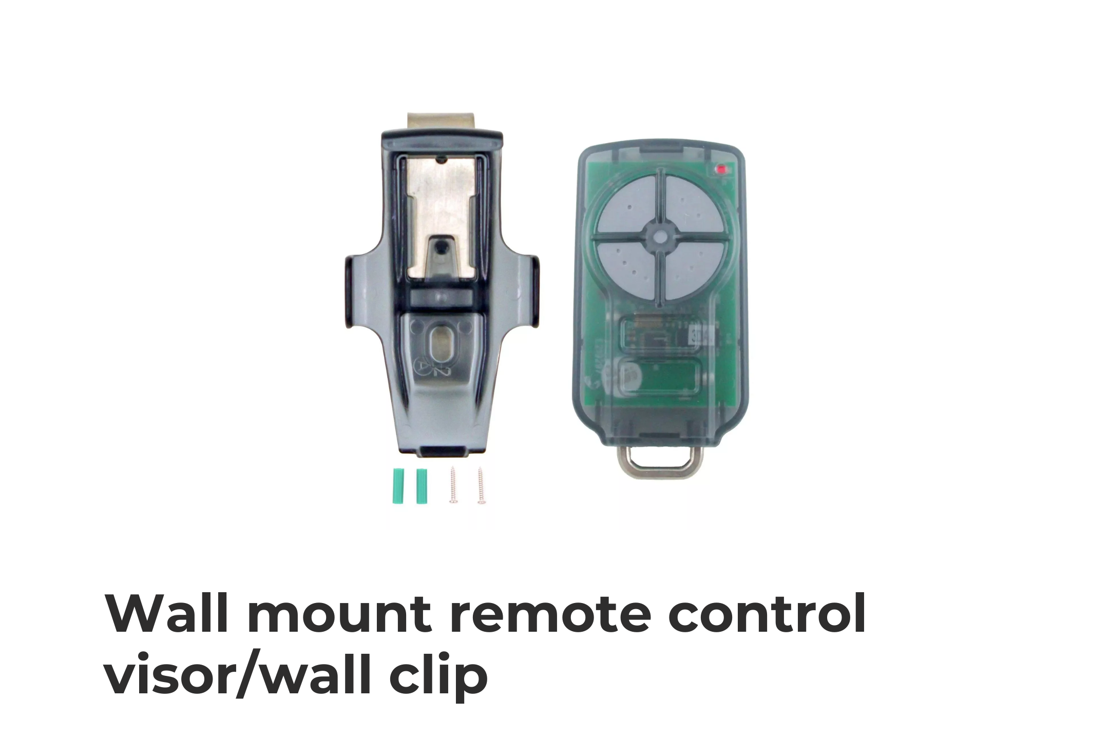 It's always a good idea to have a spare. With our wall mount remote control visor/wall clip, you can mount a spare remote control to the wall or attach a car sun visor for added convenience.