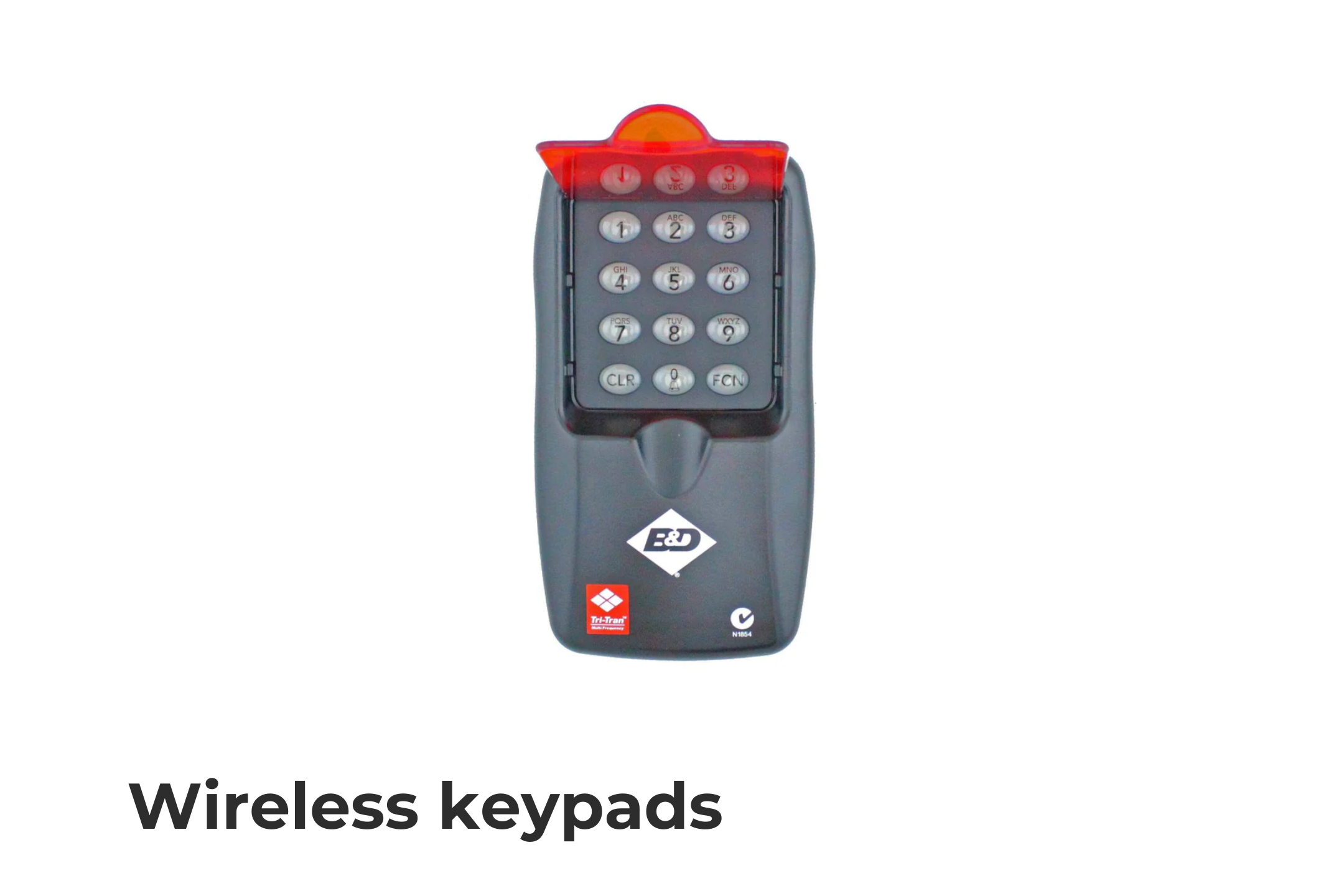 Wireless keypads enable you to enter your garage with a PIN code, this also means you can allow authorised guests to enter without the need of a remote control.