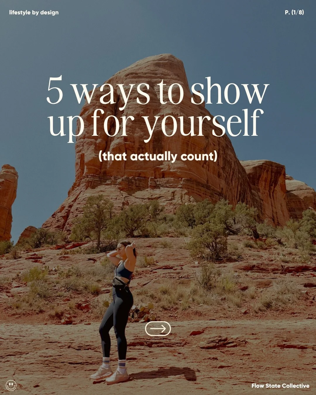 Showing up for yourself isn&rsquo;t self-care Sunday.
It&rsquo;s this. &mdash;>

Even when you don&rsquo;t feel like it.
Especially when you don&rsquo;t feel like it.
Every follow-through is a deposit into your self-trust account.
That&rsquo;s whe
