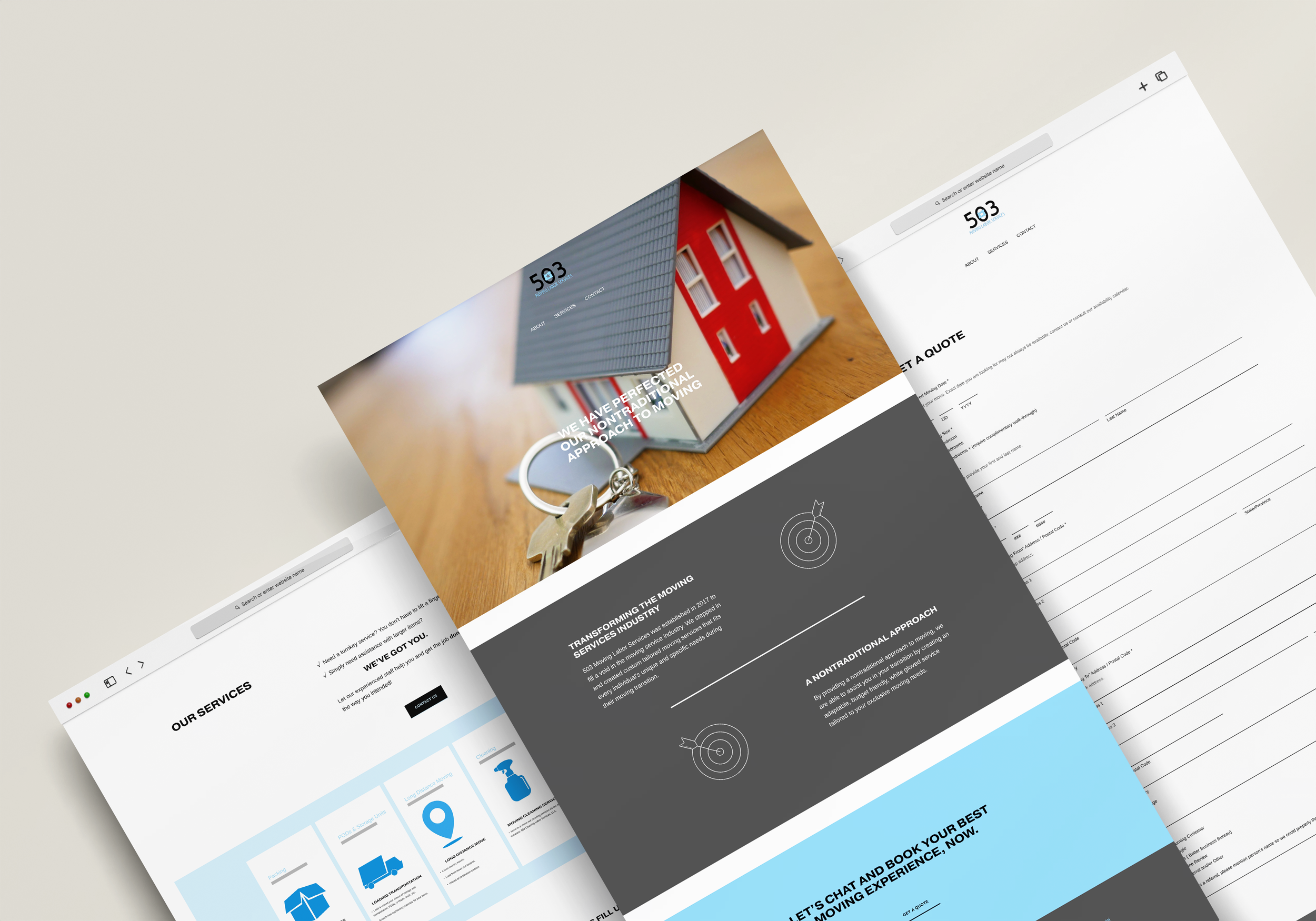 503 Moving Labor Services Website Page