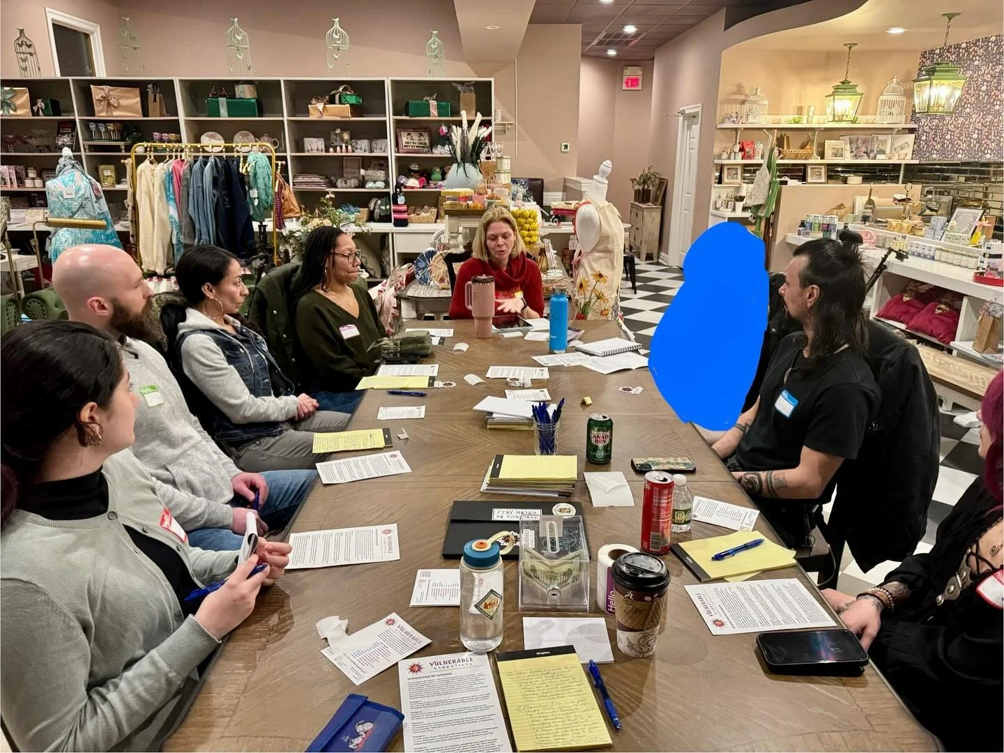 Beautiful evening event! So grateful for Jen for facilitating the space for our meaningful event @thejoyfulshoppenj So many great stories and conversations!