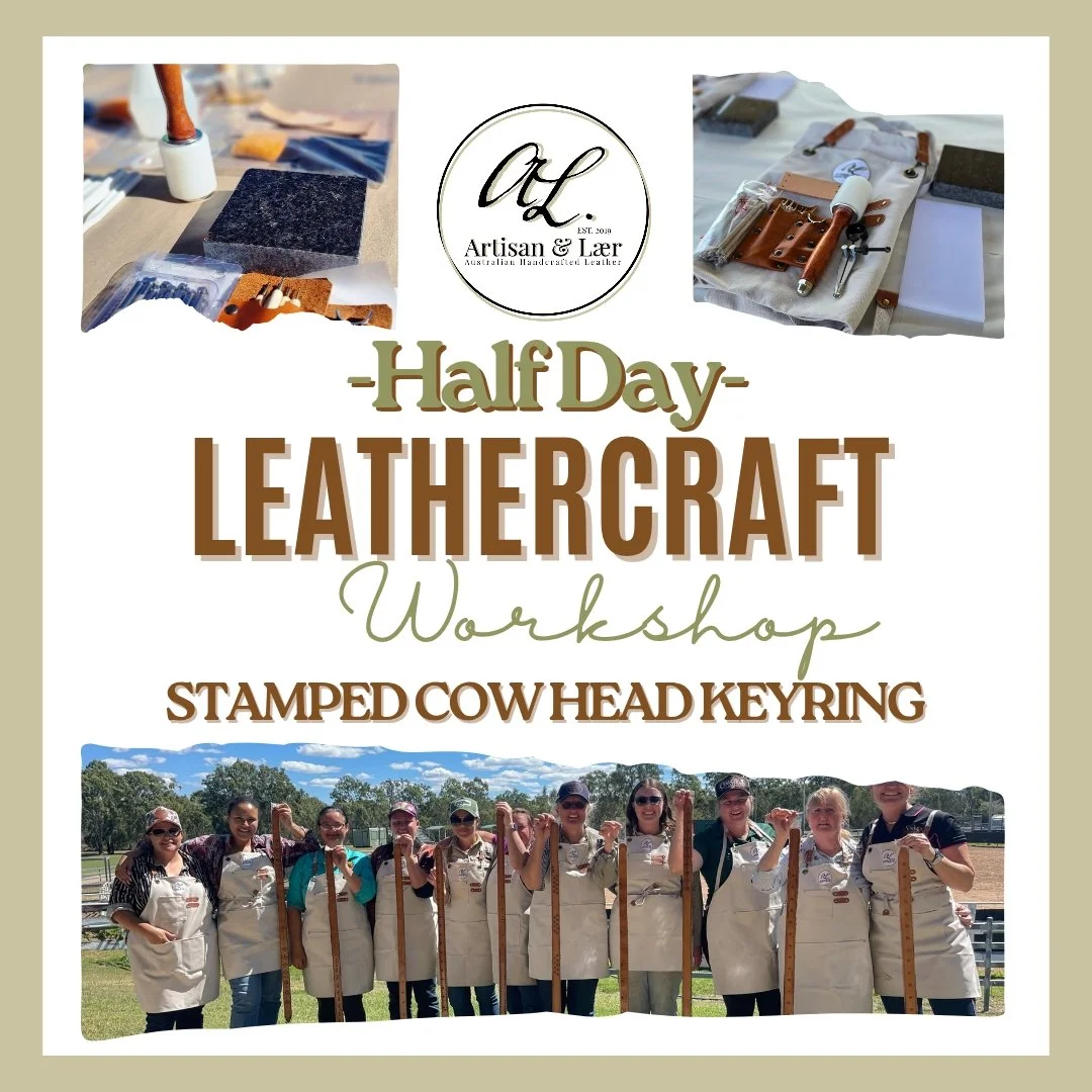 HALF DAY 15th - Leathercraft Workshop - Stamped Keyring
