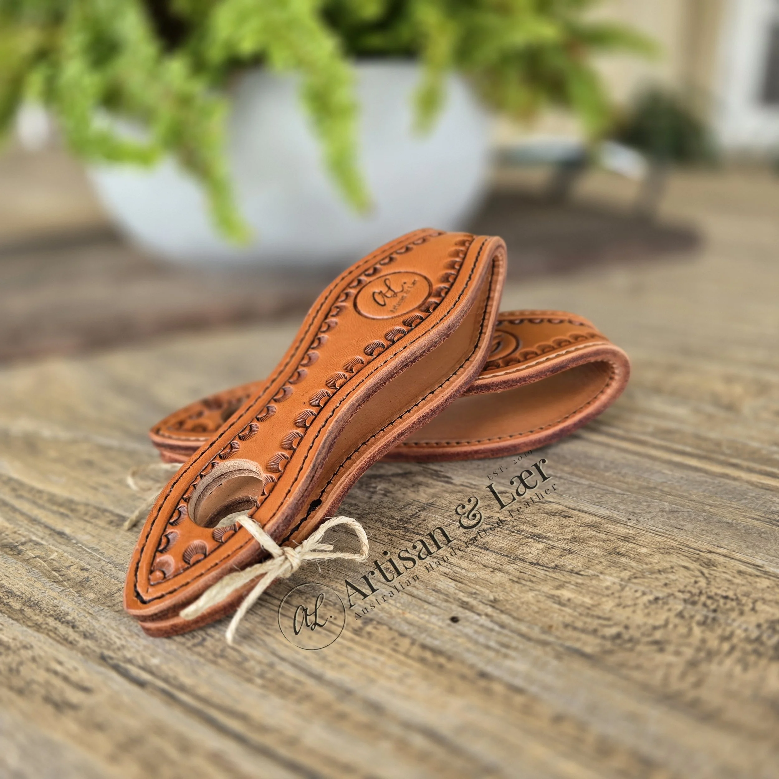 Slobber Straps - Border Stamped