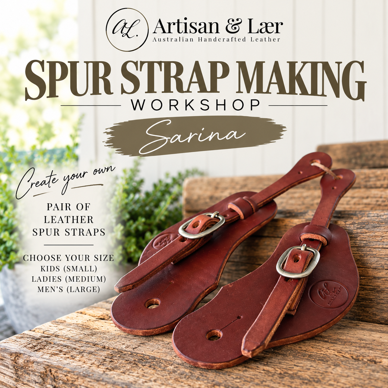 SARINA - Spur Straps Workshop