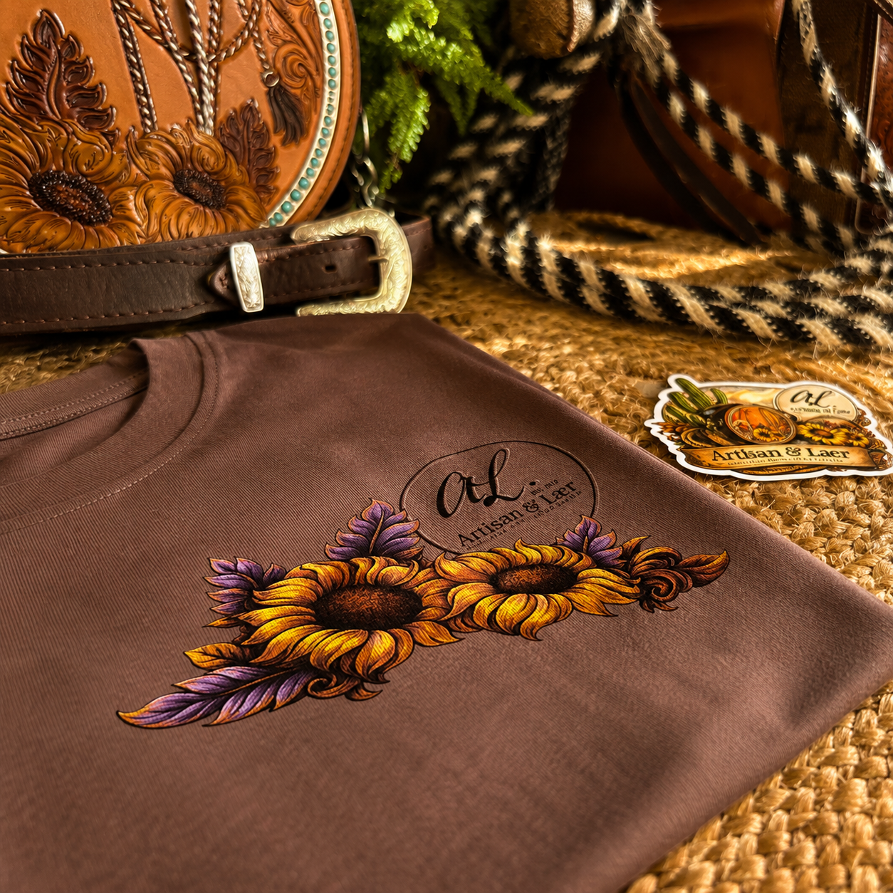 Western cowgirl merch t-shirt by Artisan & Lær