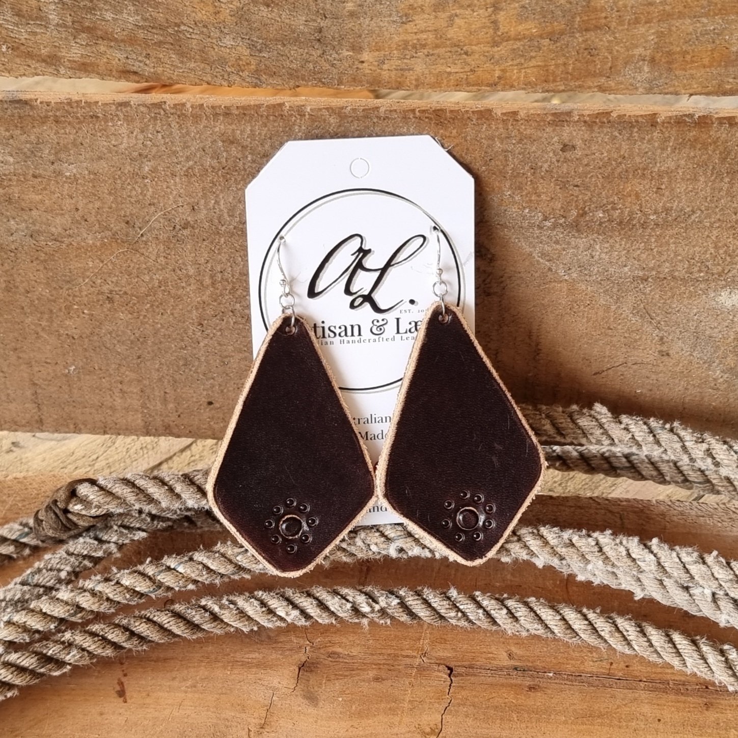 Earrings Diamond Large Solid