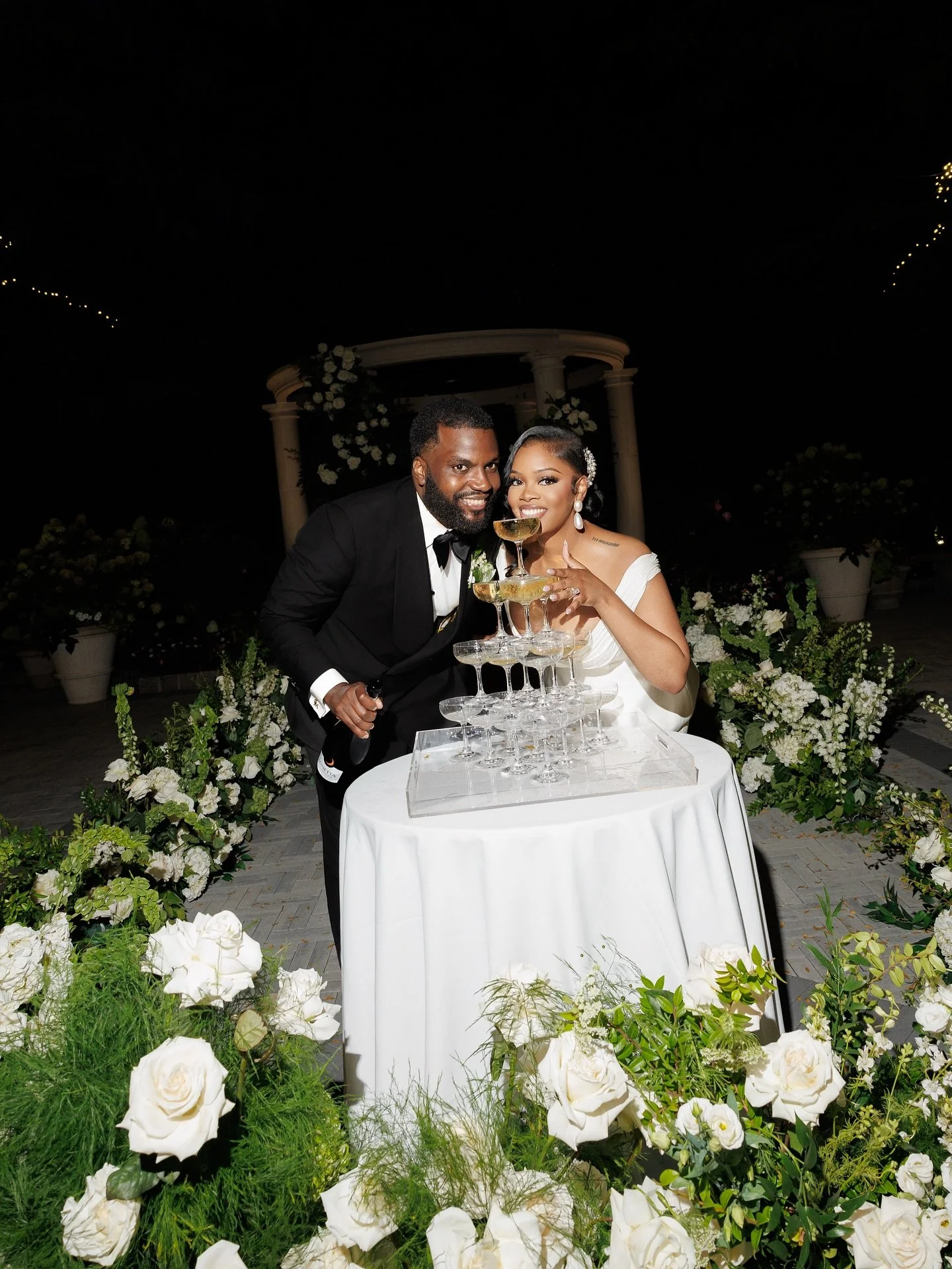 Tabitha &amp; Will&rsquo;s wedding day was nothing short of dreamy &mdash; glowing with sunshine, laughter, and love at @florentinegardensnj

Bride: @Tabbyblossom 
.
Photo: @saltatelier_wedding 
@saltatelier_social
Reception &amp; Ceremony: @florenti