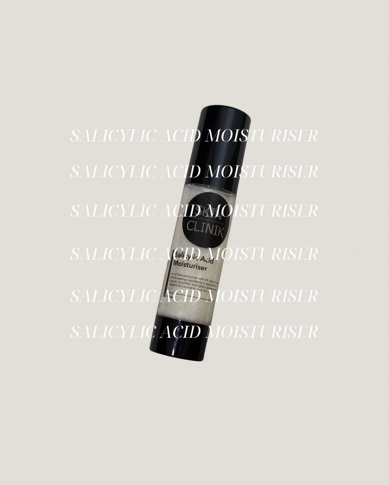 ✨ Clear, Hydrate, Glow! ✨
Meet your new skincare must-have: our Salicylic Acid Moisturiser! This lightweight, non-greasy formula works wonders for acne-prone and oily skin by:
✔ Unclogging pores & reducing breakouts
✔ Gently exfoliating for a s