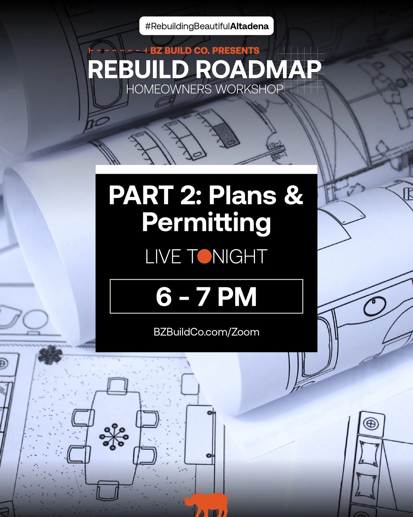 Join us tonight from 6 to 7 pm for Part 2 of our Plans and Permitting Rebuild Roadmap Live Webinar. Our in-house plans expert, Xjvirr Thomas, will guide homeowners through the next stage of the county approval process, sharing strategies to avoid com