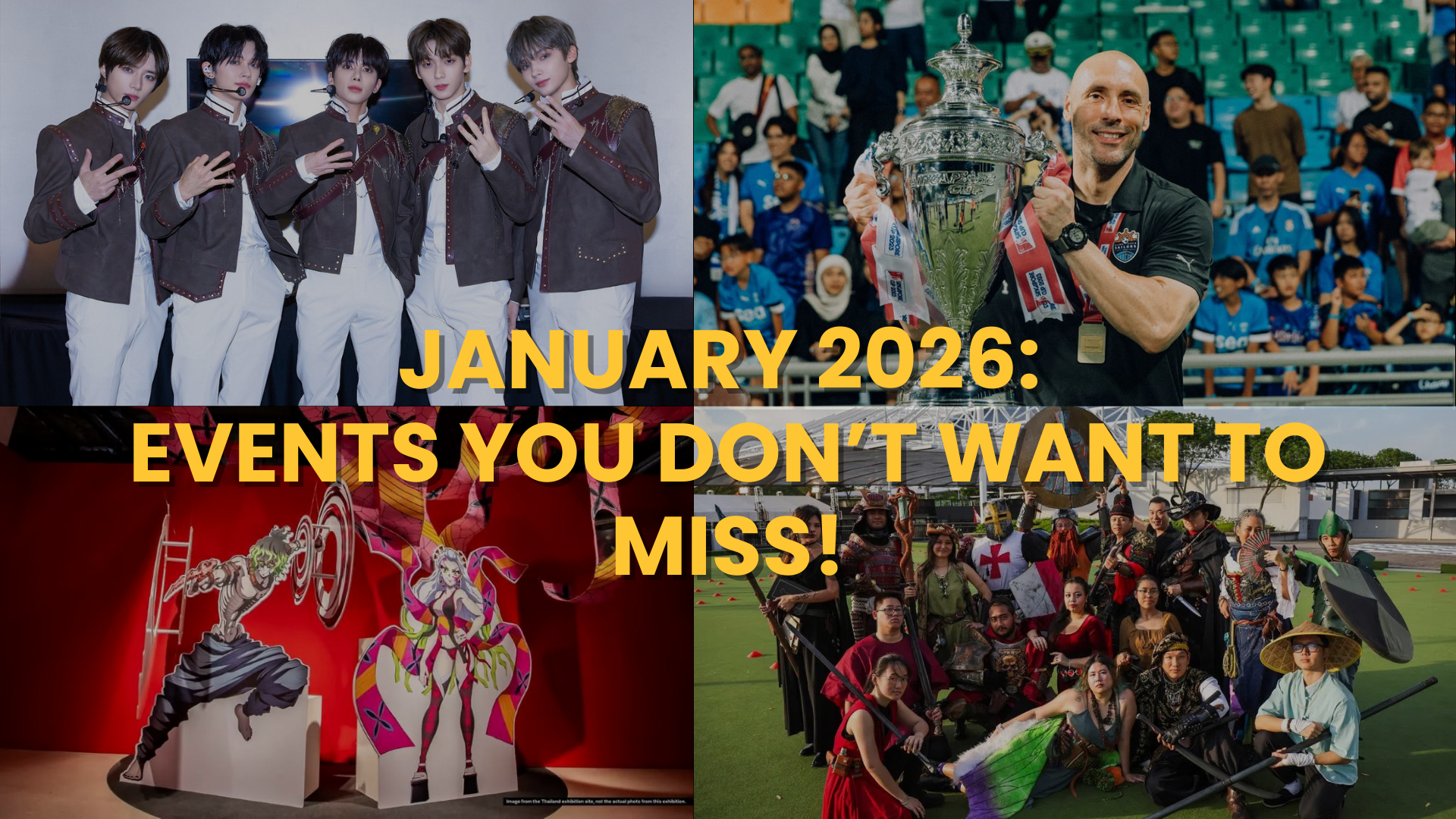 Your January 2026 Event Guide in Singapore