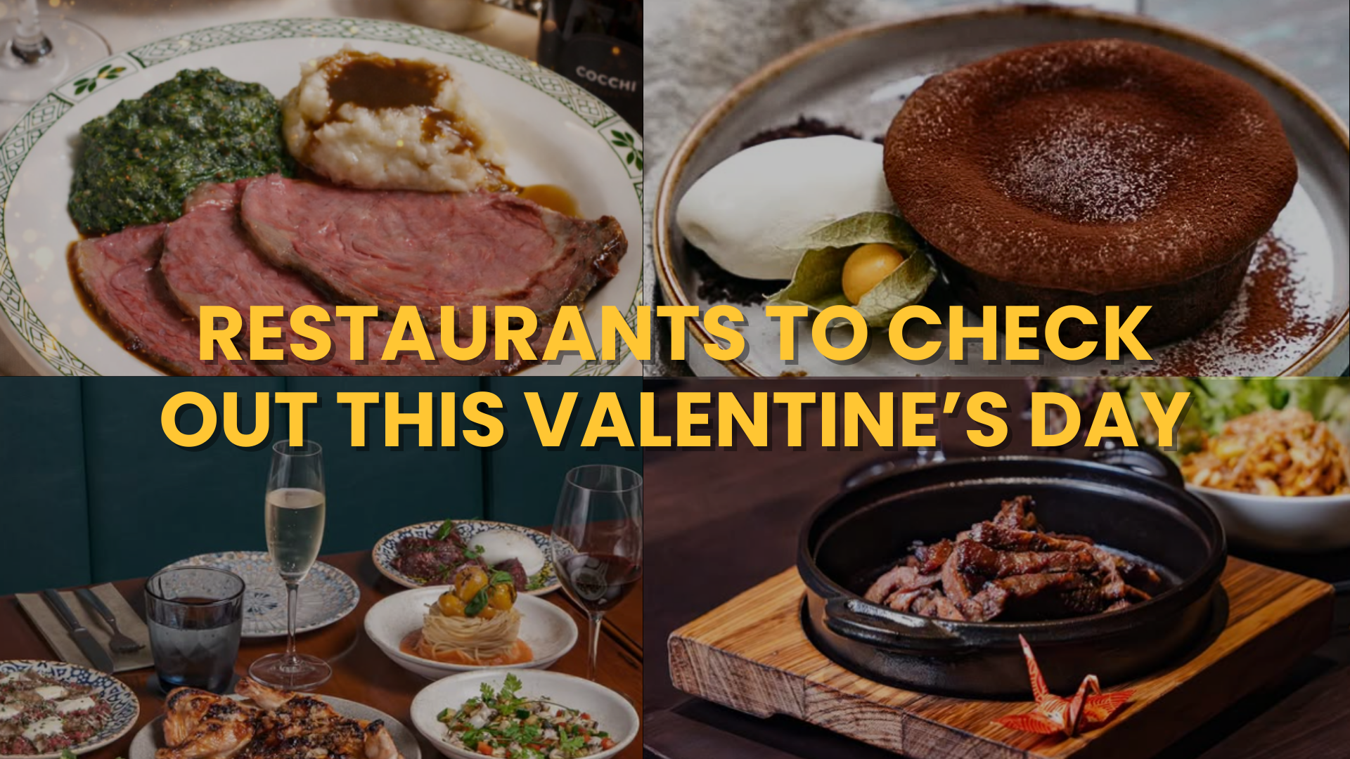 Restaurants To Check Out This Valentine’s Day