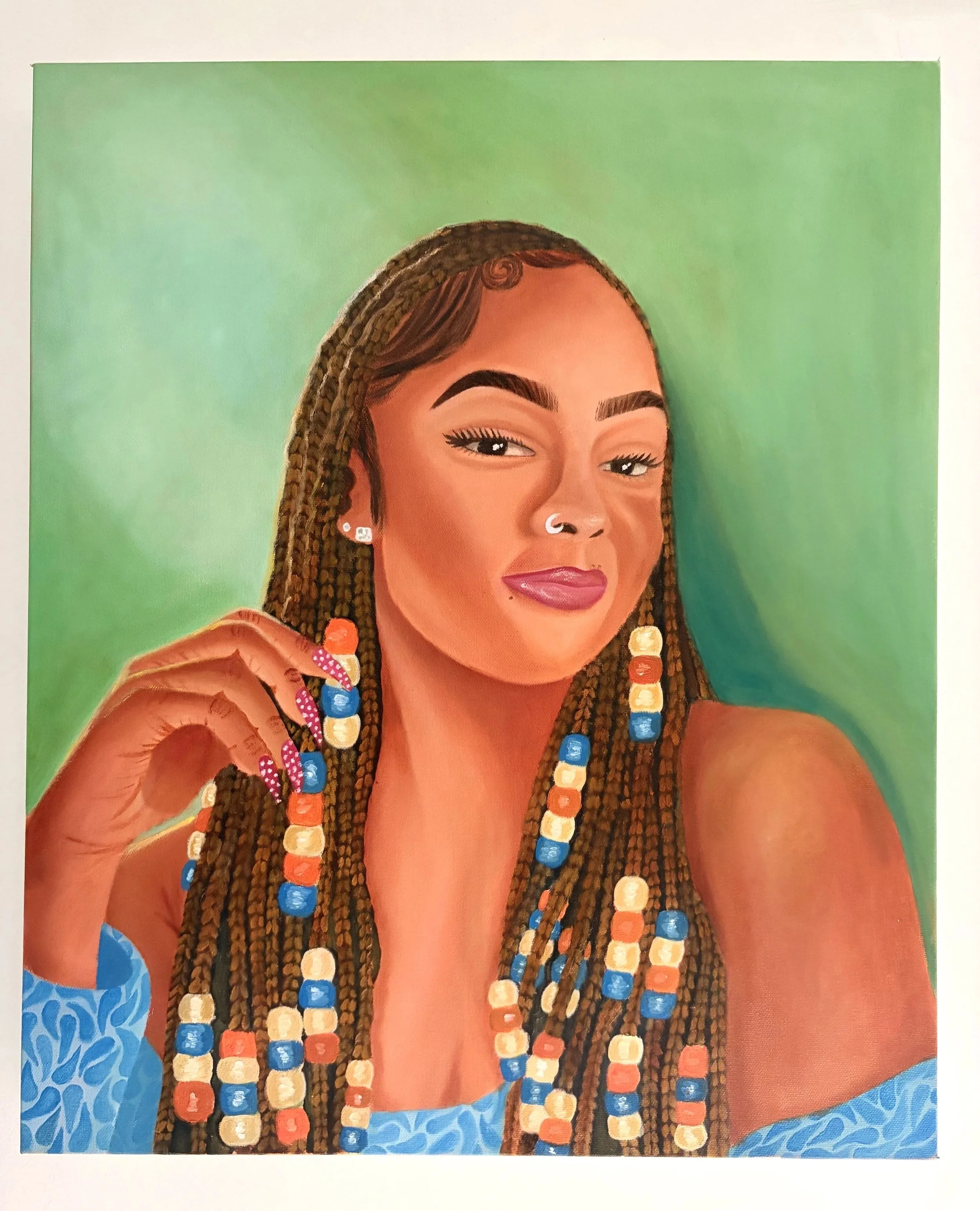 Sumayyah 2. 18x24 Oil on Canvas 