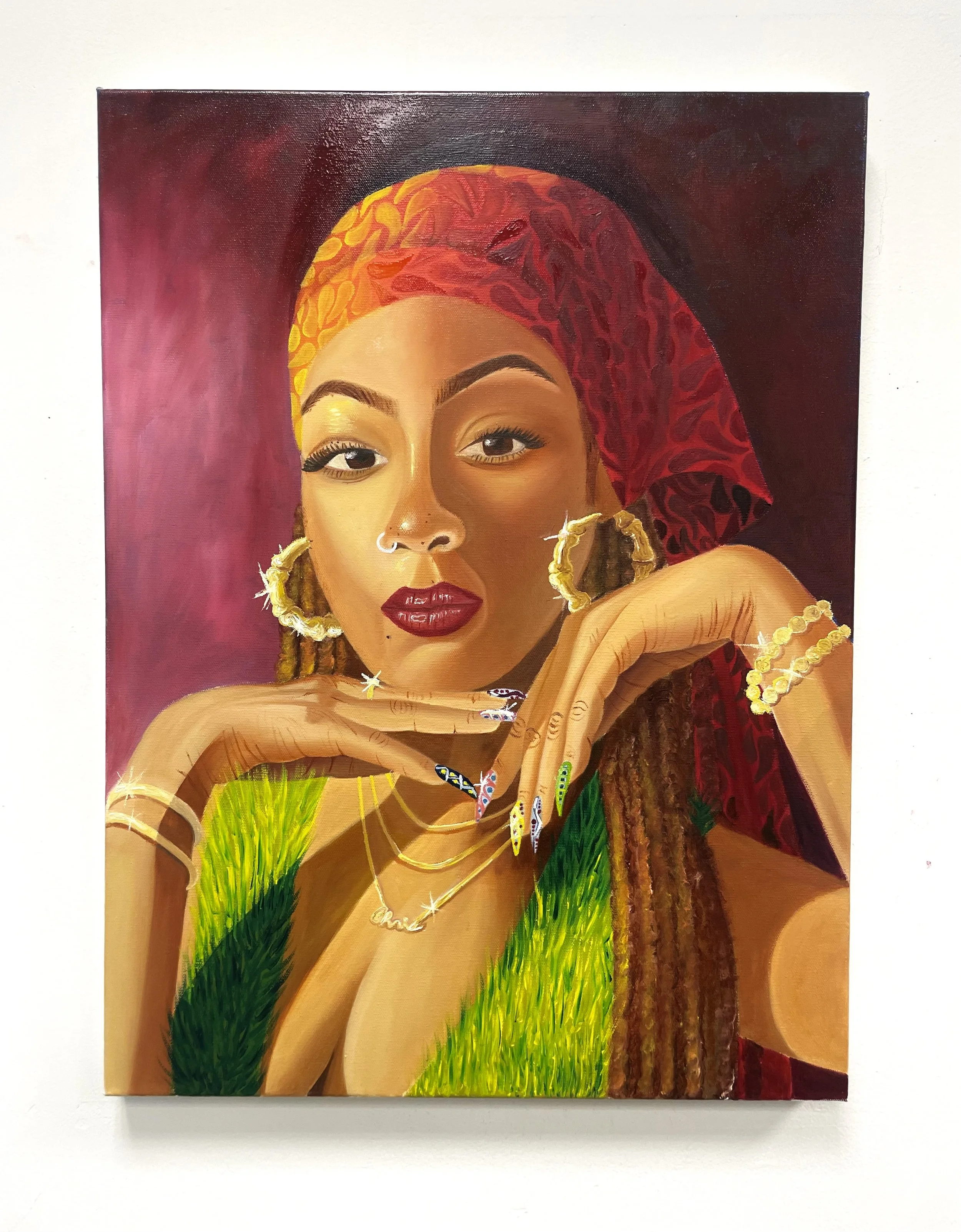 "Sumayyah" 18x24 Oil on canvas