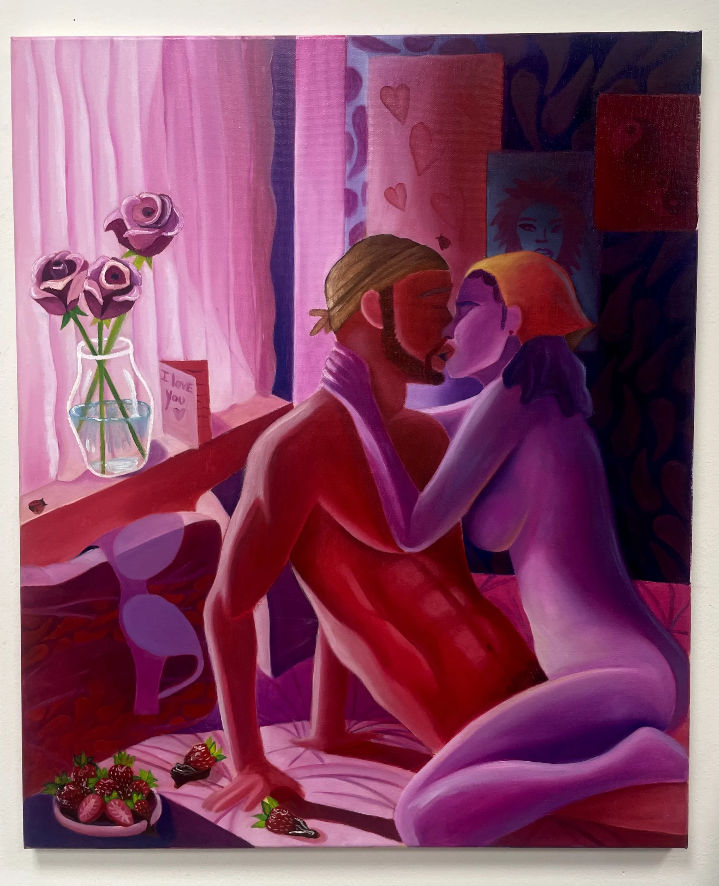  Internal Bonding 20x24 Oil on Canvas