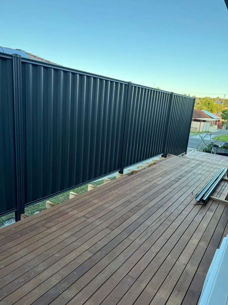 Decking and fencing