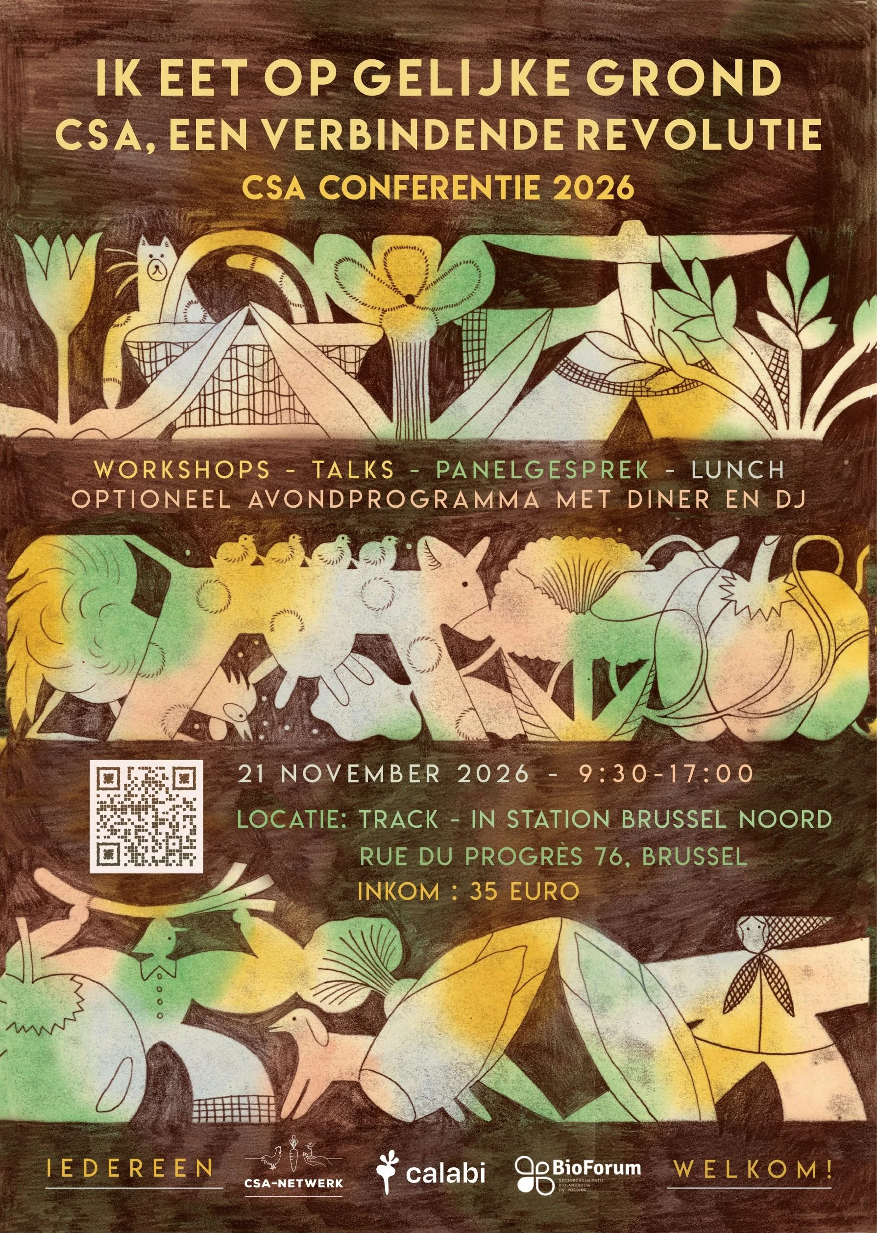 Zaterdag 21 november > CSA conferentie 2026 in Track, Brussel