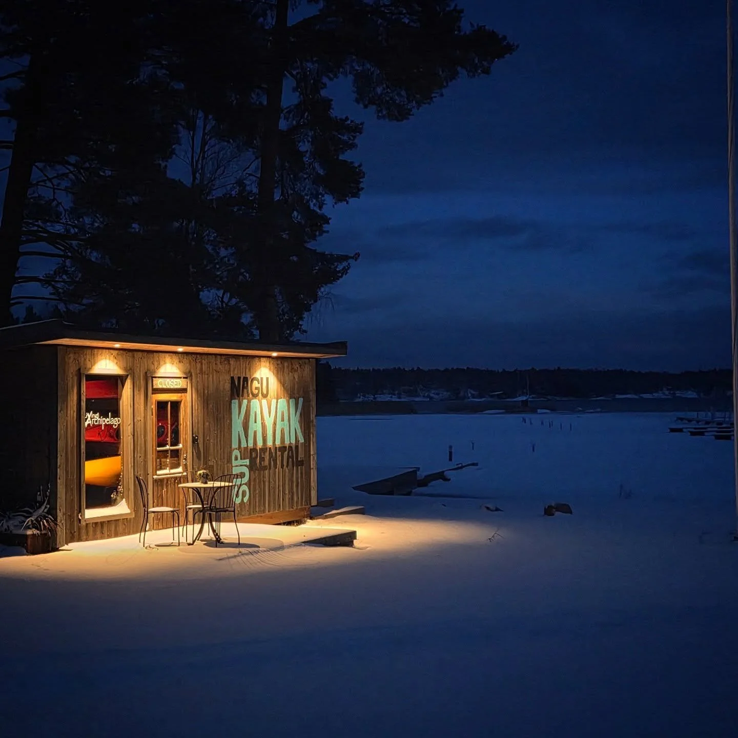 We are welcoming the new year at the kayak shed in Nagu, in the quiet of winter. Waiting to welcome paddling guests and to launch from the beach again when the season returns. 🌊❄️💙

If the Finnish archipelago and sea kayaking feel like something yo