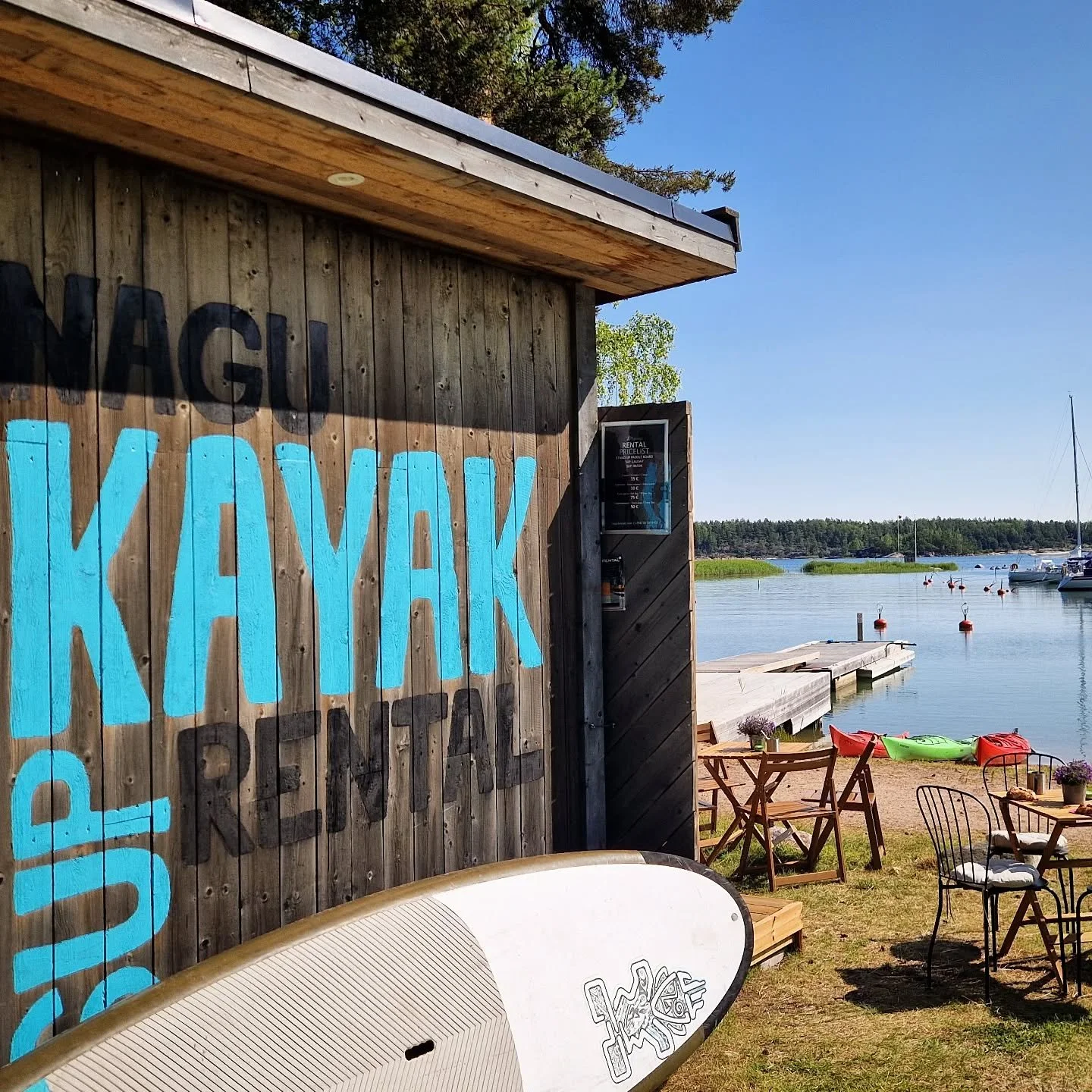 We&rsquo;re open every day all summer! ☀️

📍 Tuesday&ndash;Saturday: 09:00&ndash;18:00
📍 Sunday&ndash;Monday: 09:00&ndash;16:00

Come paddle, relax, stay for coffee break and enjoy the Finnish archipelago! 💙

#kayaking #rental #standuppaddling #gu