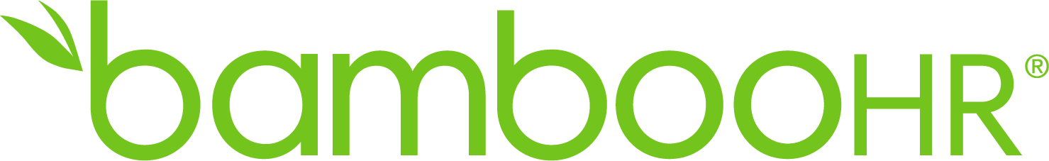 BambooHR logo in green text with a bamboo leaf graphic.