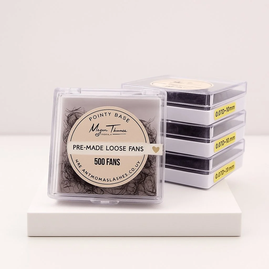 Pre-Made Volume Loose Lash Fans UK – 500+ Pointy Base Promade Eyelash Extensions