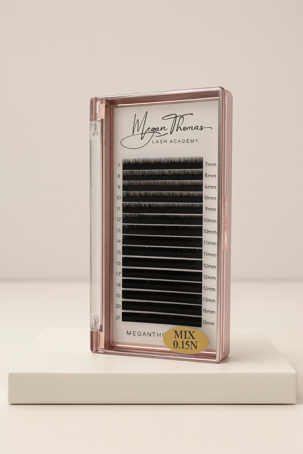 Classic Lashes 0.15 N Curl (M Curl) Mixed Length Trays – Premium Synthetic Mink (Clearance)