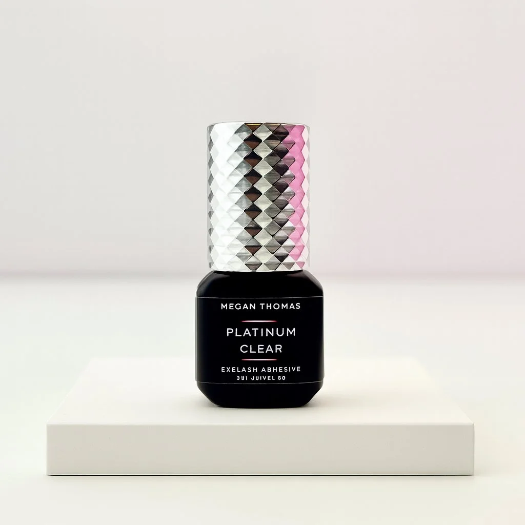 Platinum CLEAR Lash Glue 5ml – Fast Drying Transparent Eyelash Extension Adhesive