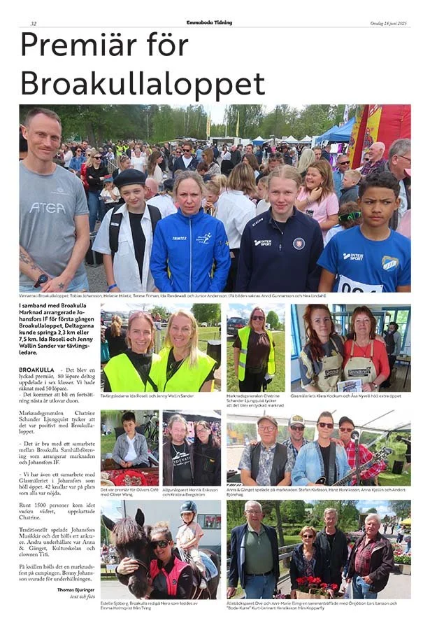 Broakullaloppet i Emmaboda Tidningen