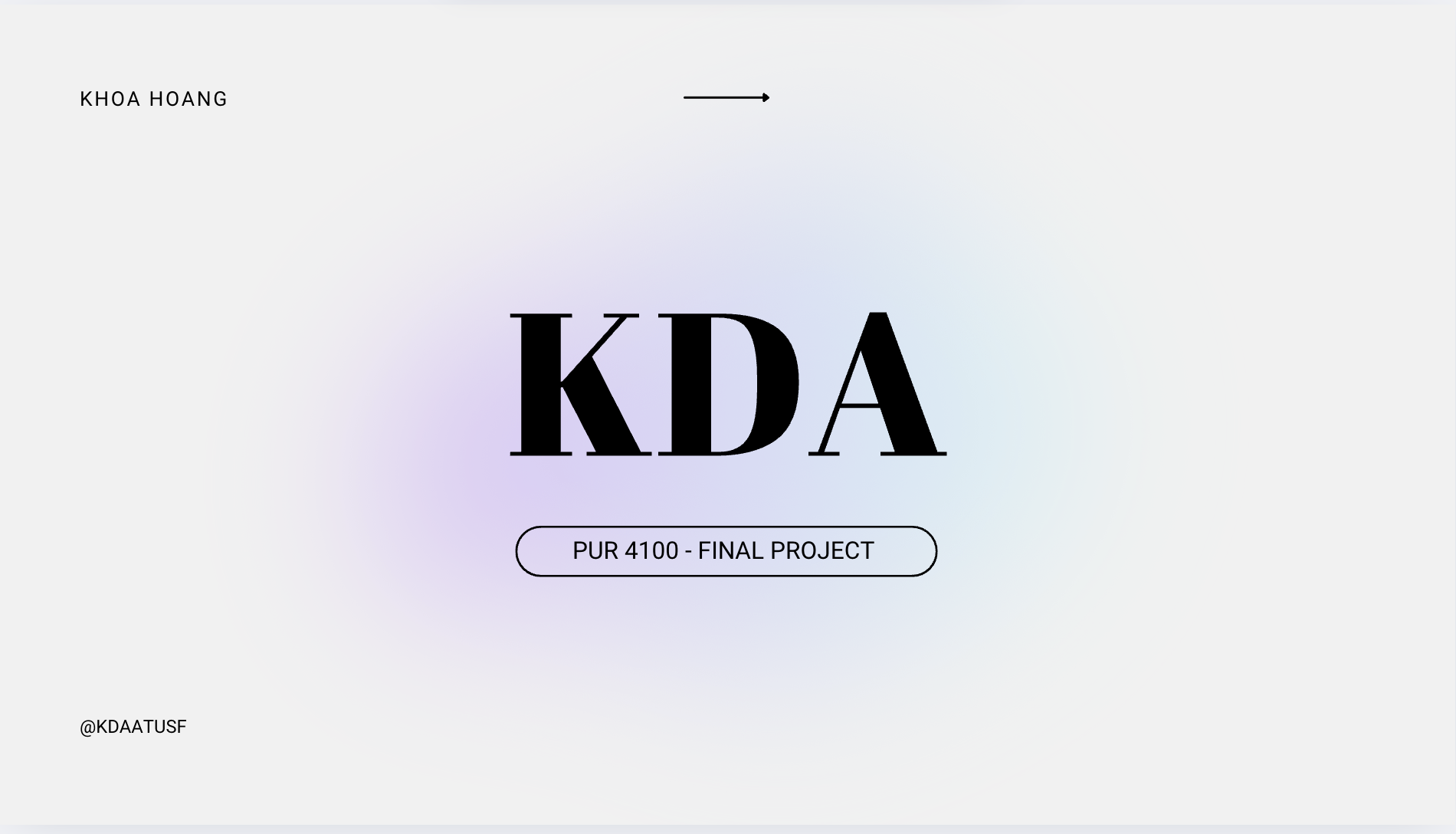 KDA as the client for my writing class. I wrote a press release, a profile, and created fact sheets and mockups of Instagram posts. Click to view the full presentation!