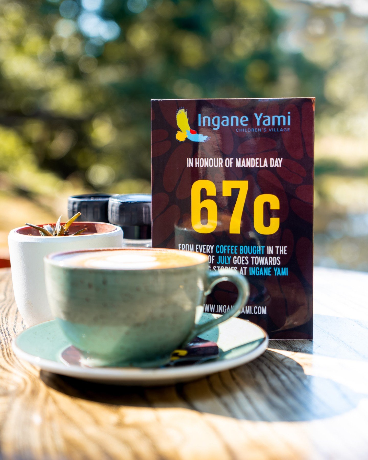 HAPPY MANDELA DAY!

Make a difference while enjoying your favourite cup of coffee. Join us at Caf&eacute; Sparrow and support Ingane Yami's Mandela month campaign, where we donate 67c for every coffee purchased.❤️

#inganeyami #mandeladay #coffeelove