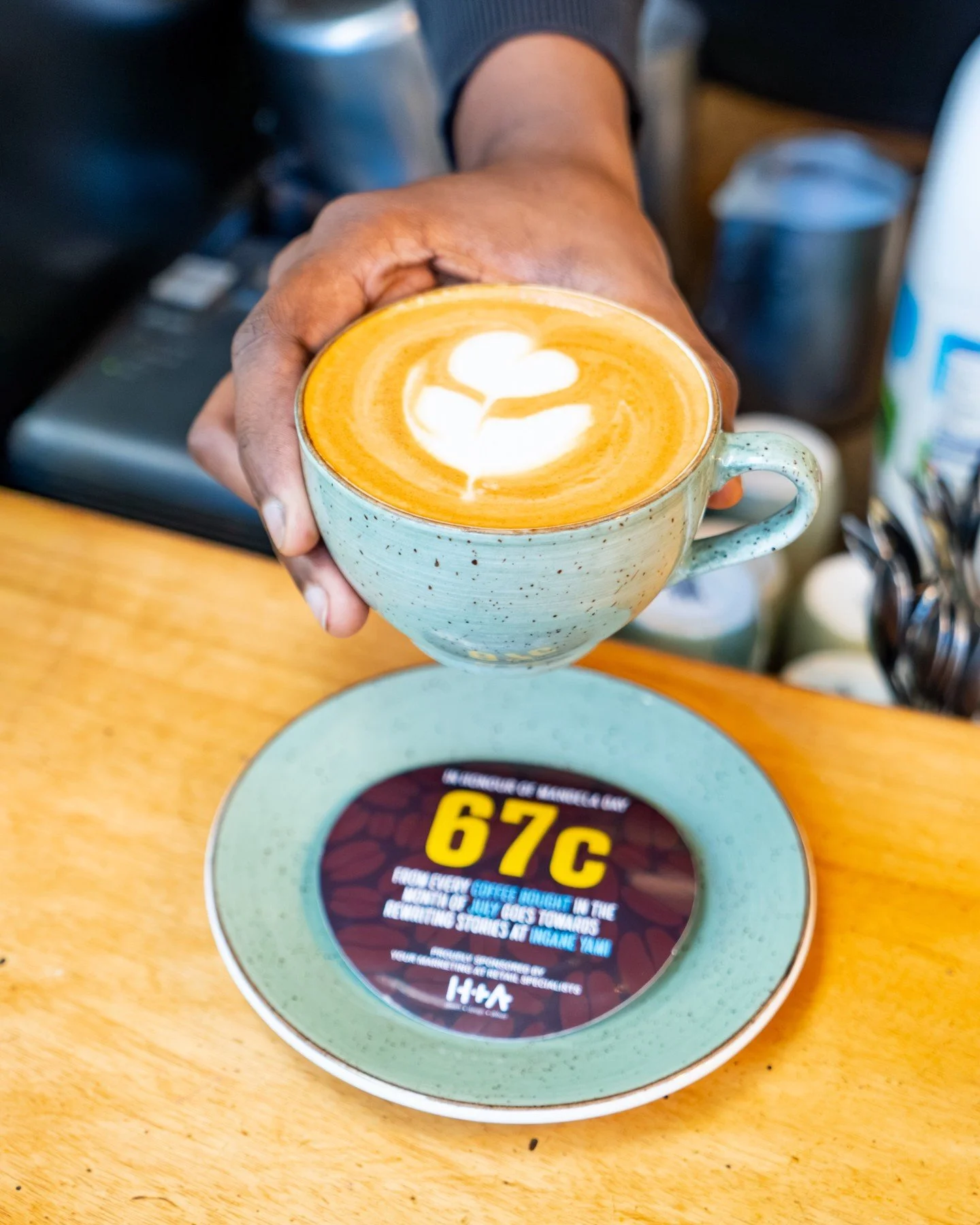 Only 3 days left to make a difference, while enjoying your favourite cup of coffee. Join us at Caf&eacute; Sparrow and support Ingane Yami's Mandela month campaign, where we donate 67c for every coffee purchased.❤️

#inganeyami #mandeladay #coffeelov