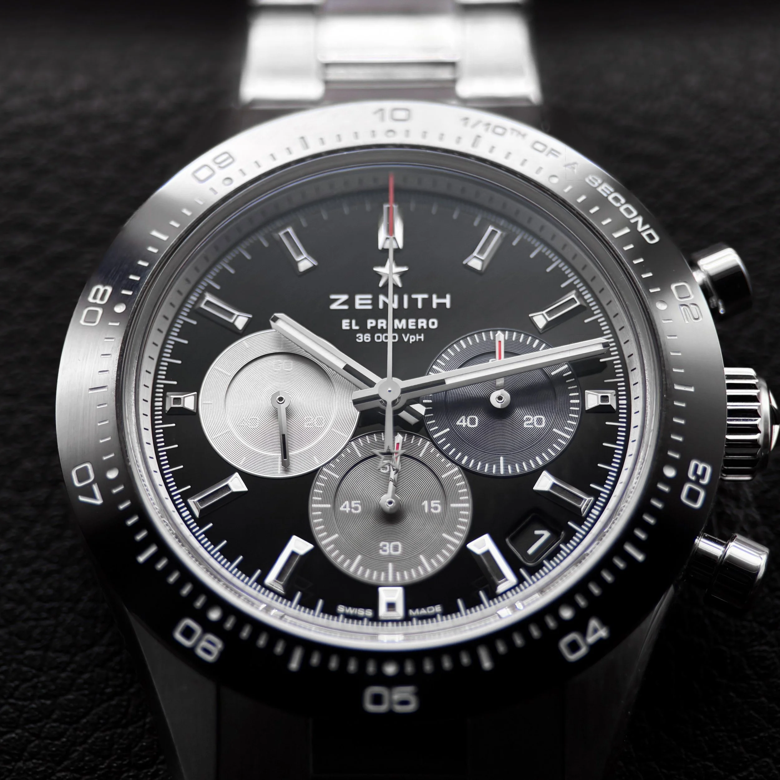 Zenith Chronomaster Sport Black Dial Ceramic Bezel 03.3100.3600/21.M3100