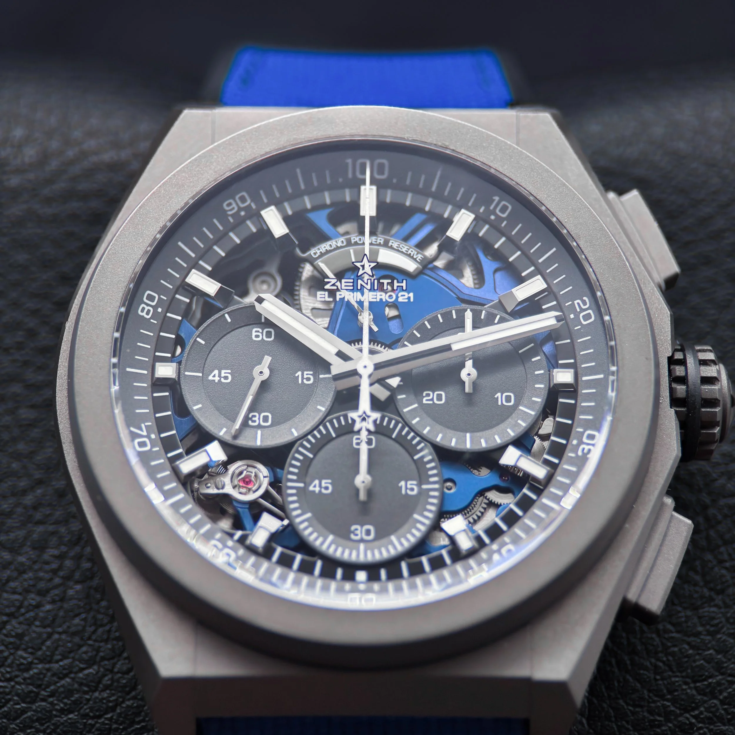 Zenith Defy El Primero 21 Ultrablau - Ultrablue 44MM Skeleton Dial Rubber Strap (97.9001.9004/81.R946)